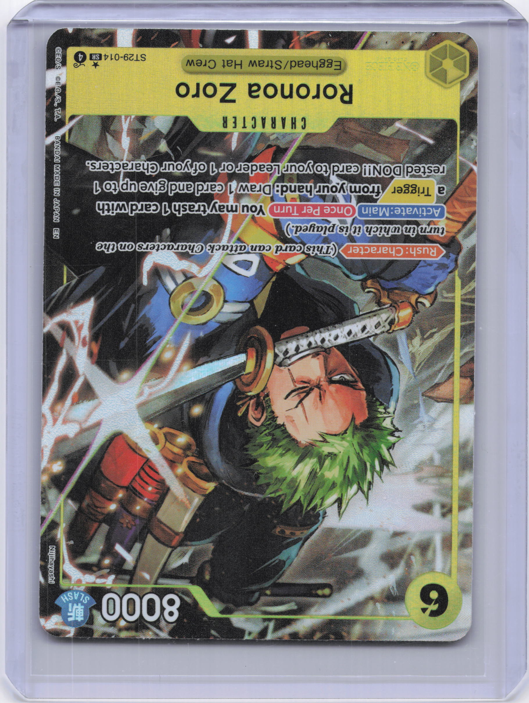 Roronoa Zoro (Full Art) - Starter Deck 29: Egghead (ST-29)