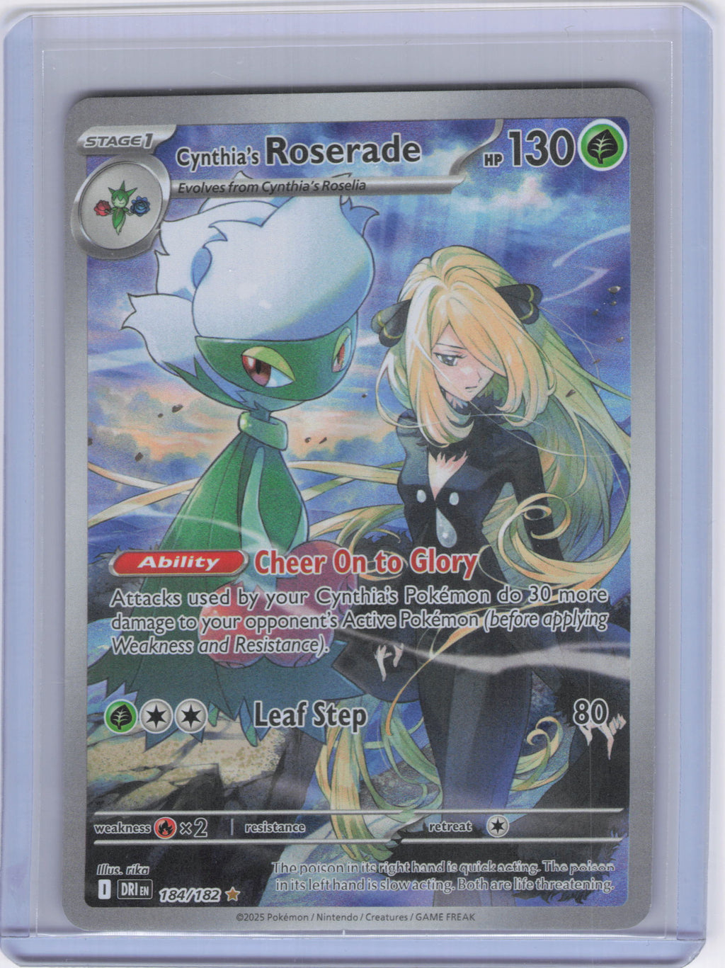 Cynthia's Roserade - 184/182 - SV10: Destined Rivals (DRI)