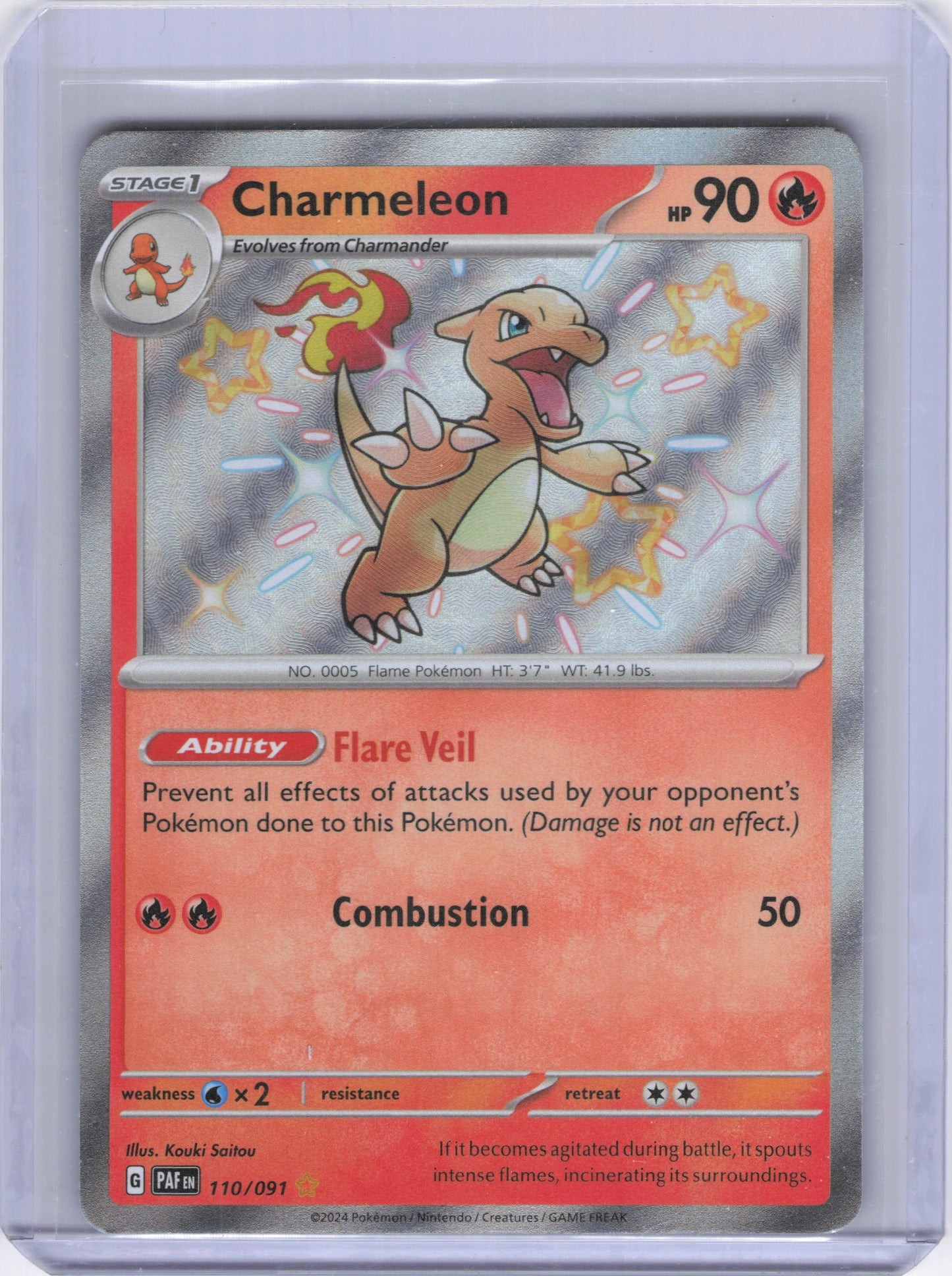 Charmeleon - 110/091 - SV: Paldean Fates (PAF)