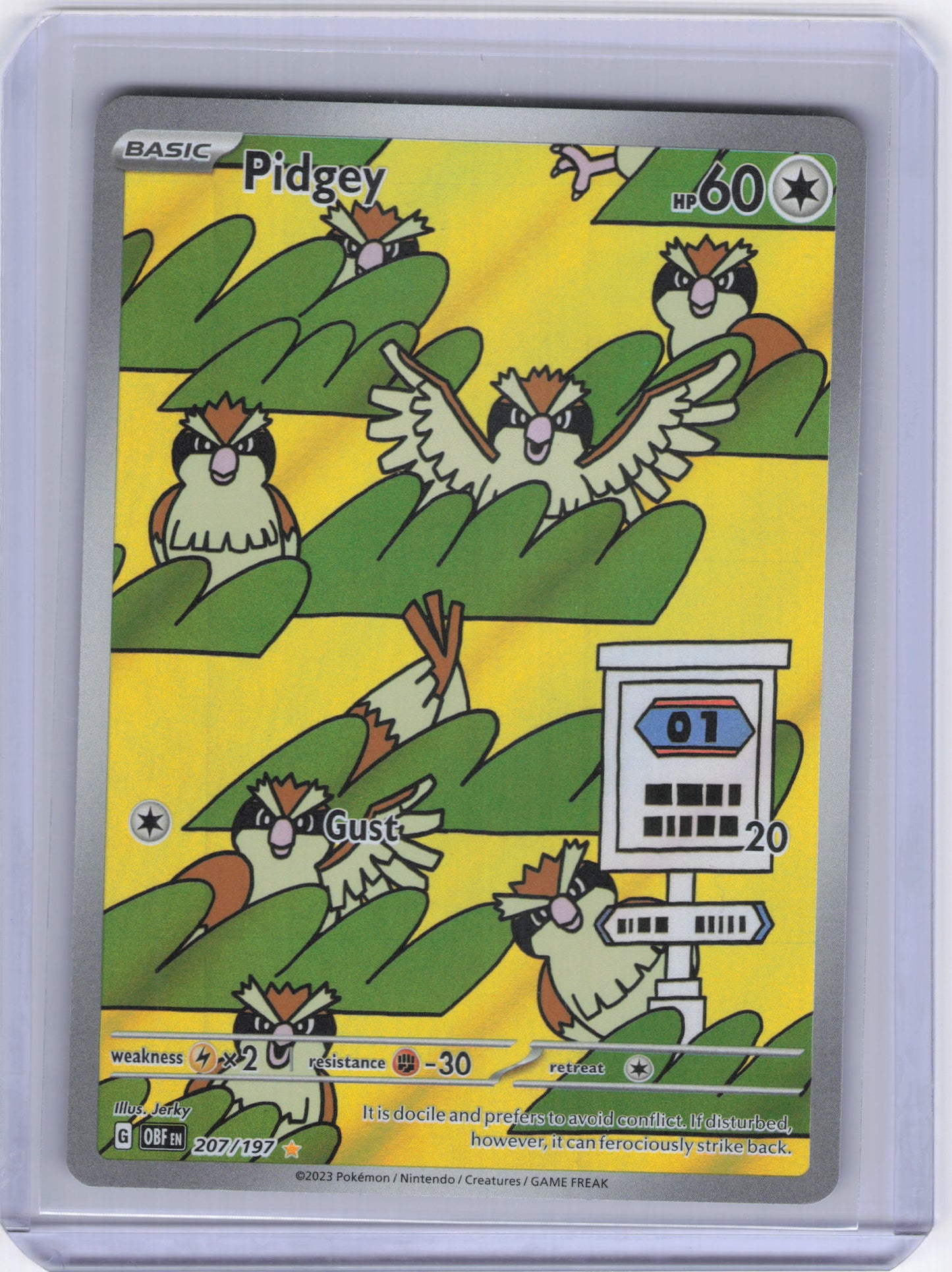 Pidgey - 207/197 - SV03: Obsidian Flames (OBF)