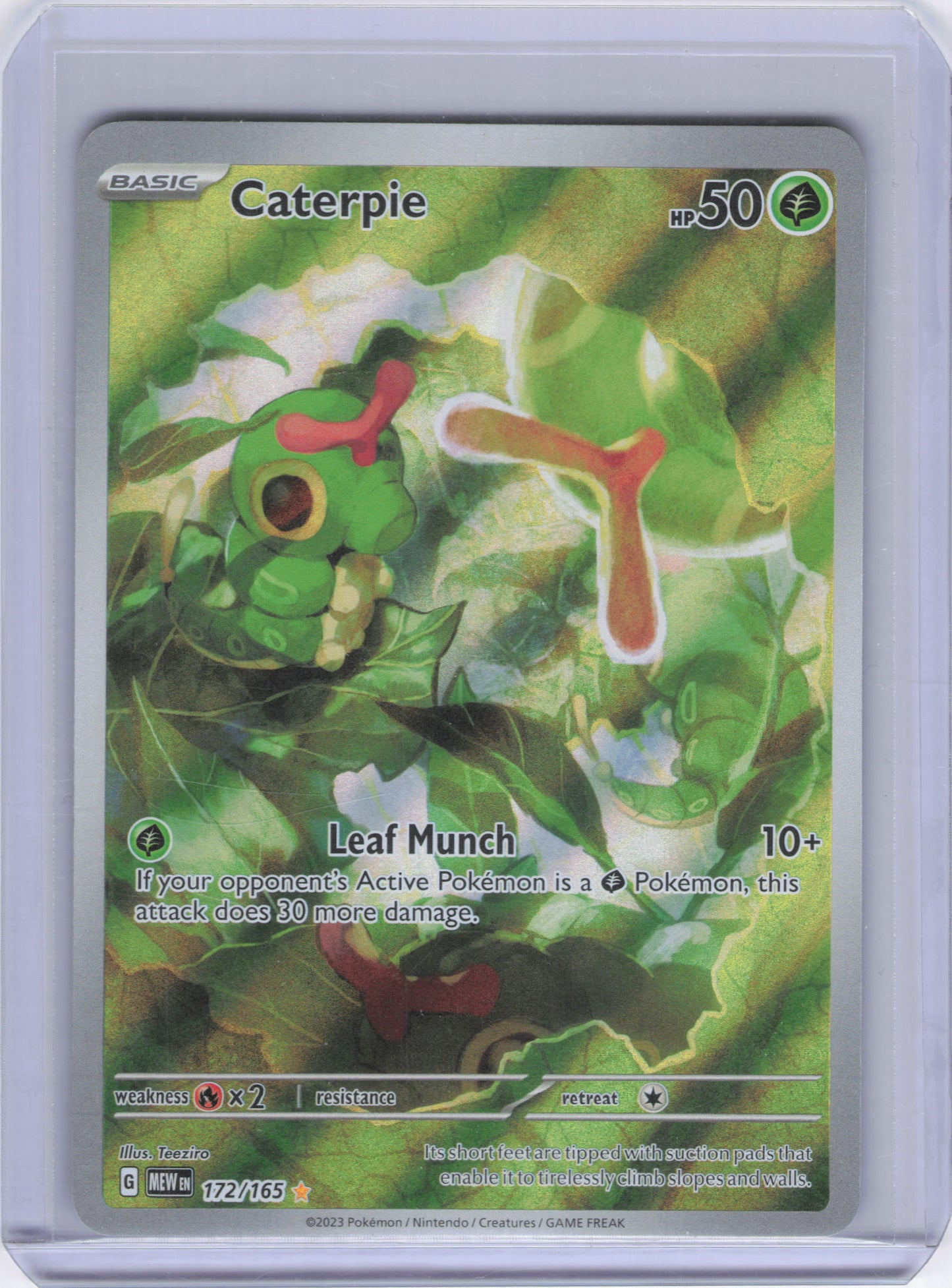 Caterpie - 172/165 - SV: Scarlet & Violet 151 (MEW)