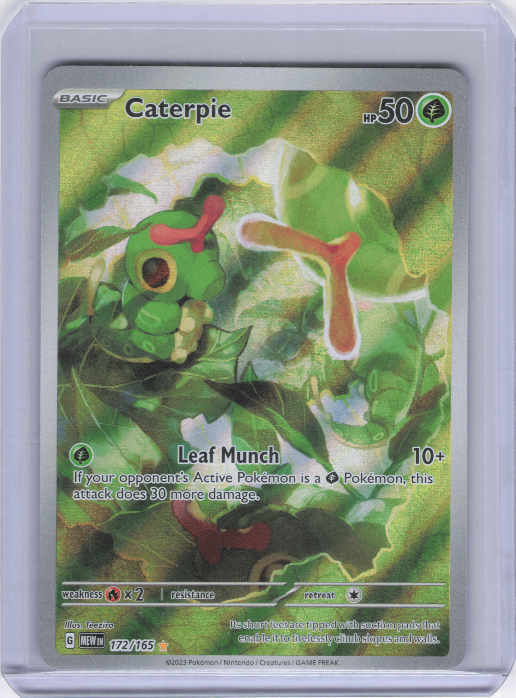 Caterpie - 172/165 - SV: Scarlet & Violet 151 (MEW)