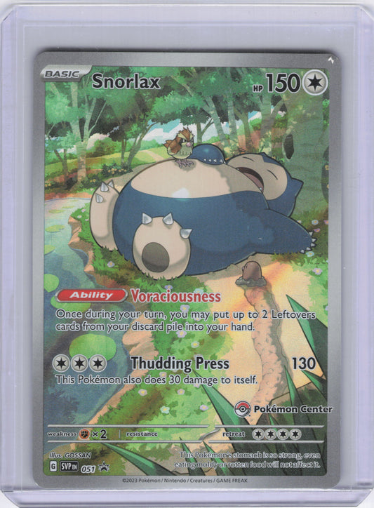 Snorlax - 051 (Pokemon Center Exclusive) - SV: Scarlet & Violet Promo Cards (SVP)