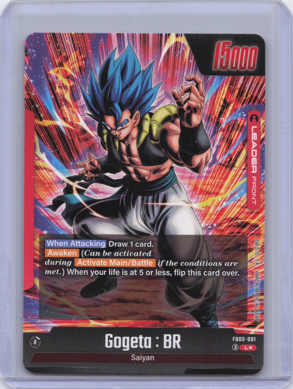 Gogeta : BR - FB09-001 (Alternate Art) - Dual Evolution (FB09)