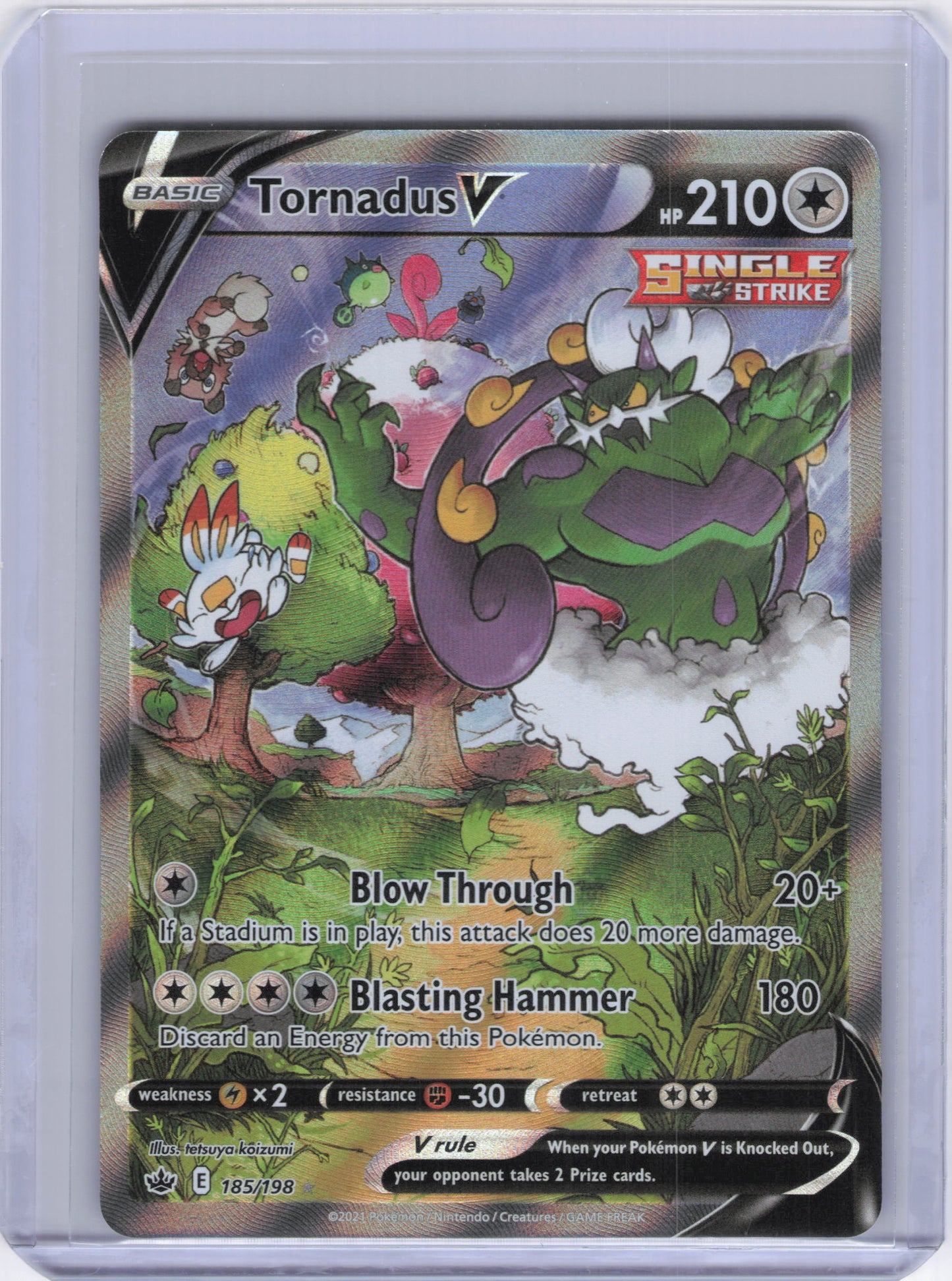 Single Strike Urshifu V (Alternate Full Art) - SWSH05: Battle Styles (SWSH05)
