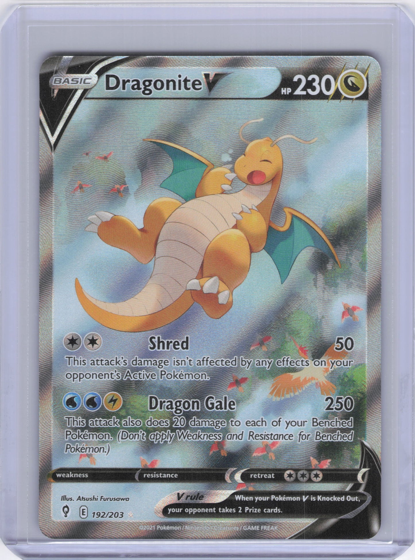 Dragonite V (Alternate Full Art) - SWSH07: Evolving Skies (SWSH07)