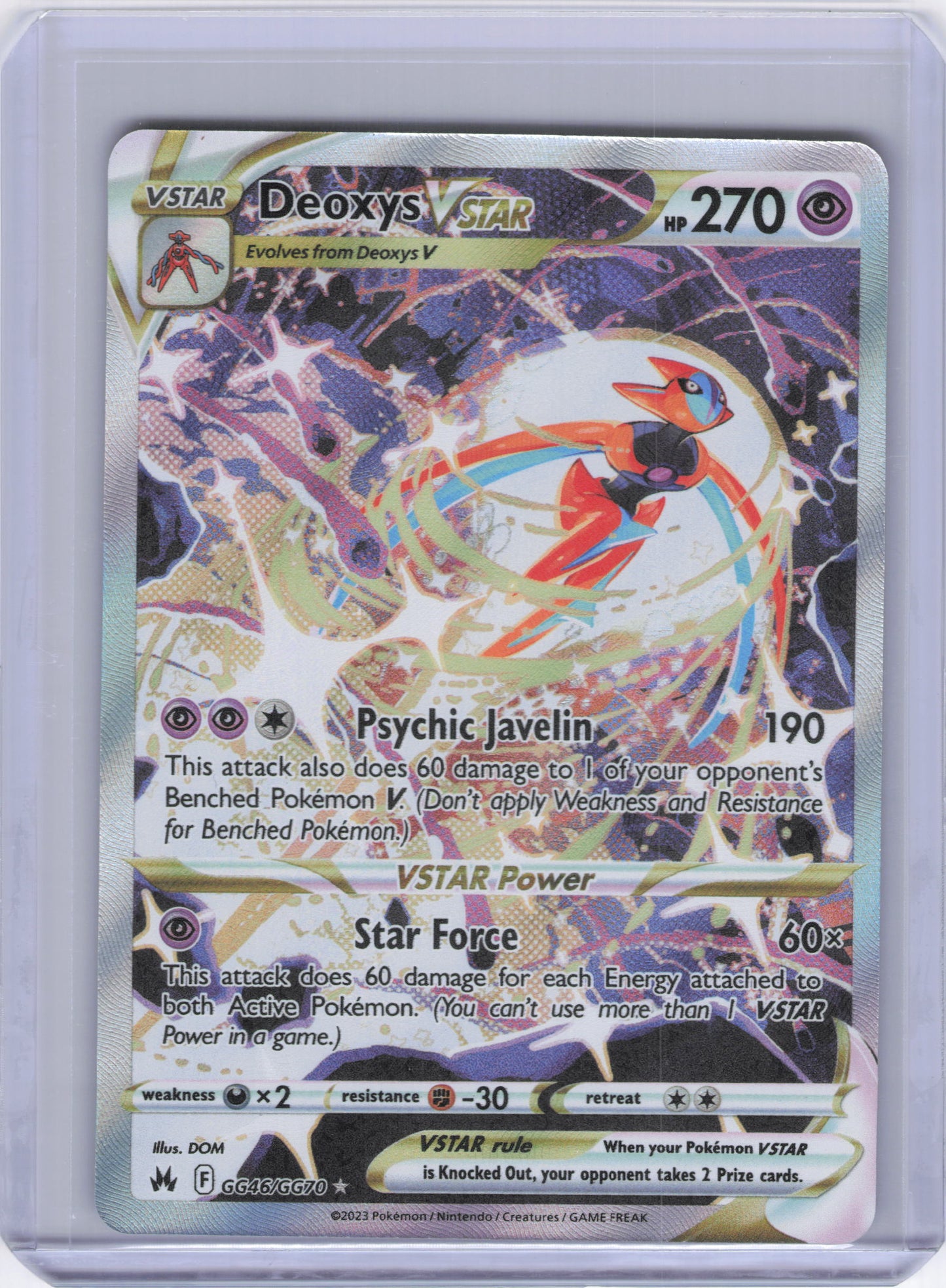 Deoxys VSTAR - SWSH: Crown Zenith: Galarian Gallery (CRZ:GG)