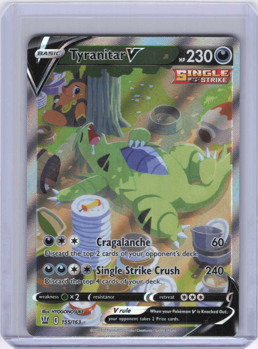 Tyranitar V (Alternate Full Art) - SWSH05: Battle Styles (SWSH05)