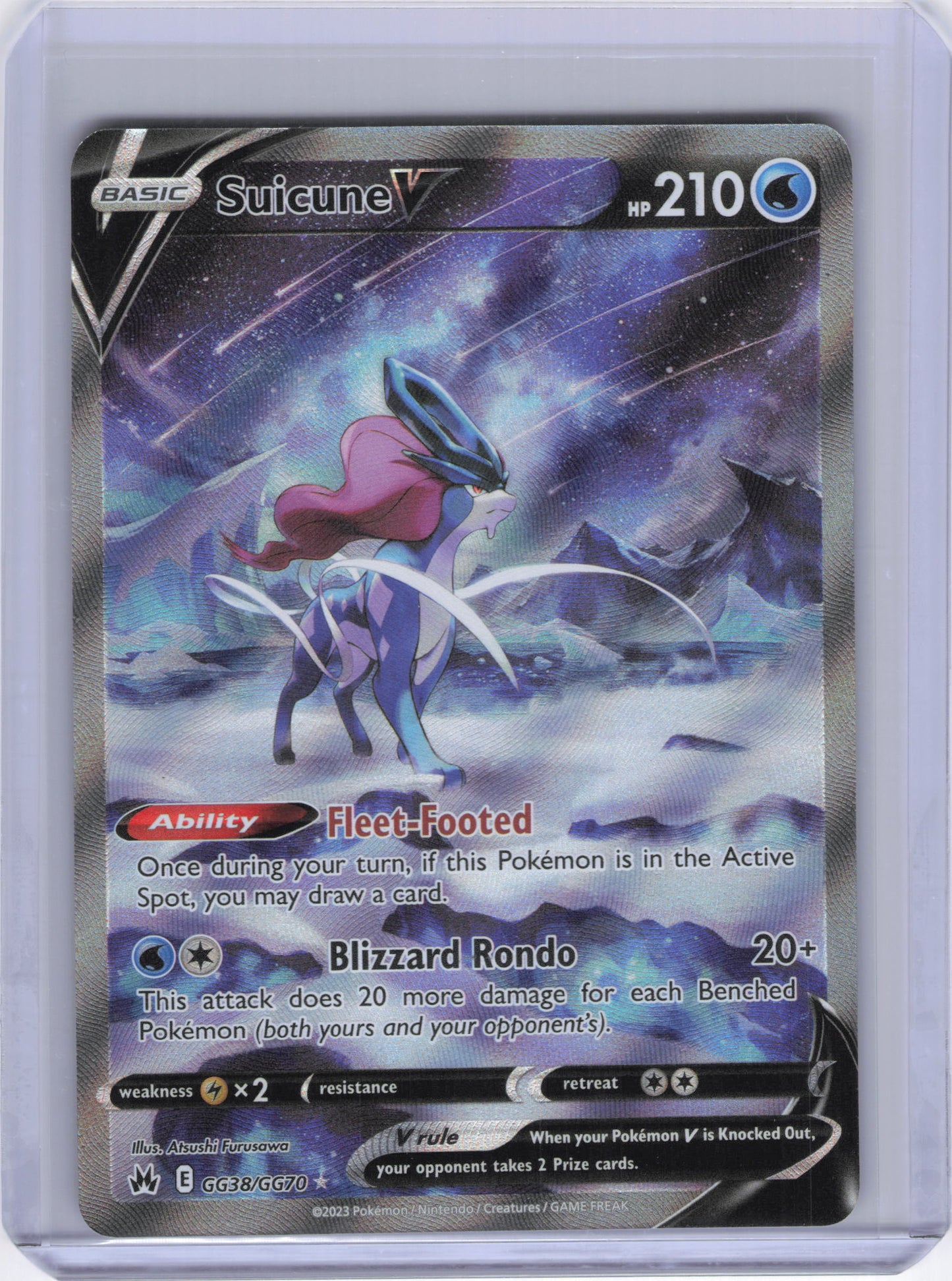 Suicune V - SWSH: Crown Zenith: Galarian Gallery (CRZ:GG)