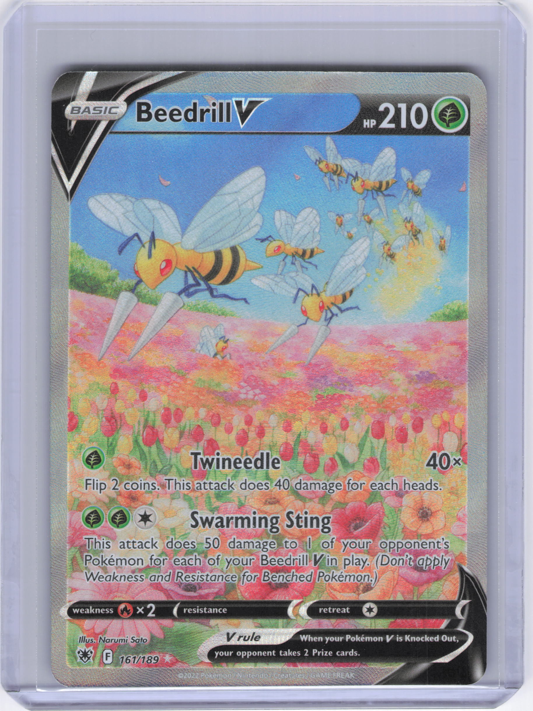 Beedrill V (Alternate Full Art) - SWSH10: Astral Radiance (SWSH10)