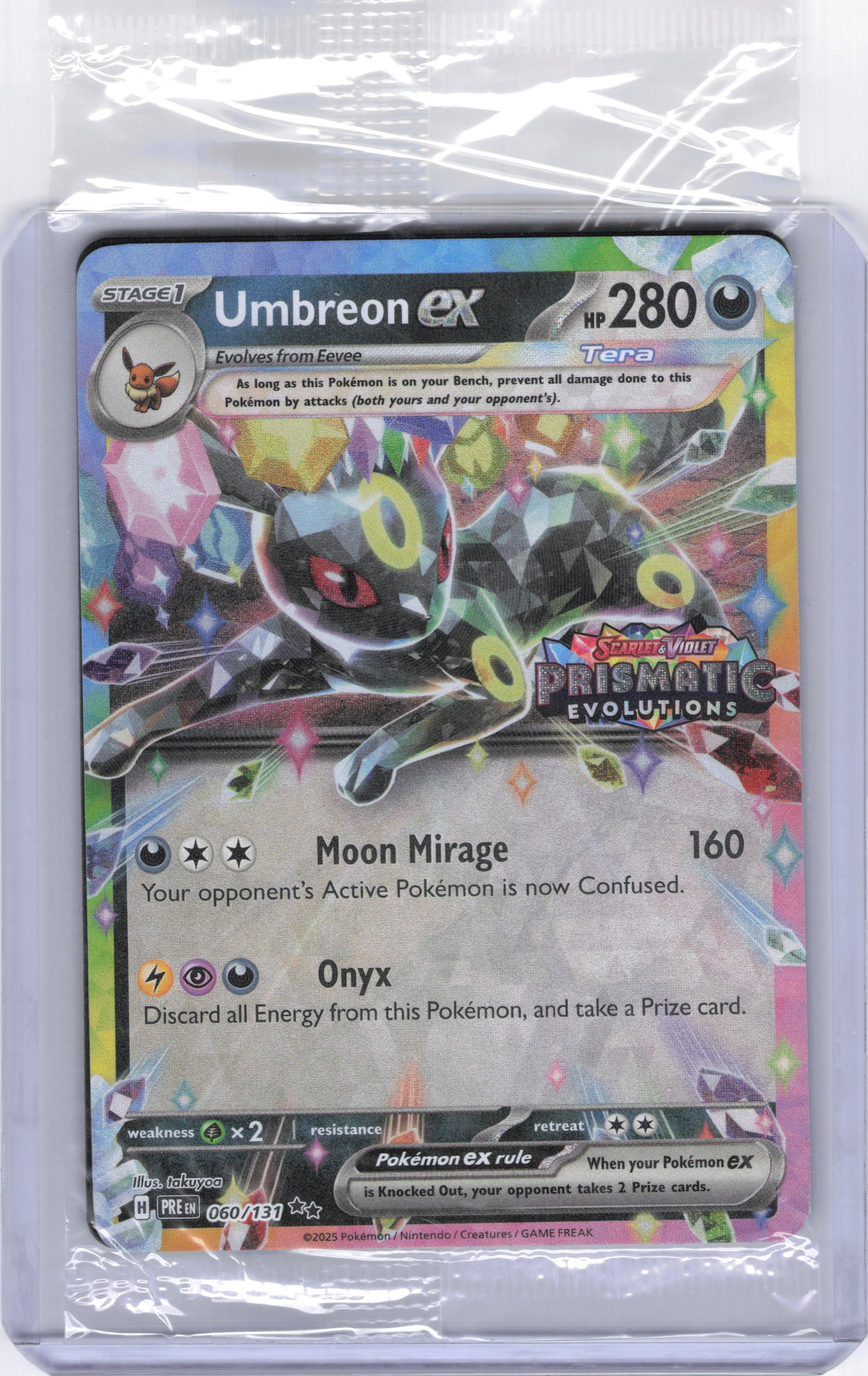 Umbreon ex - 060/131 (Prismatic Evolutions Stamp) - Miscellaneous Cards & Products (MCAP)