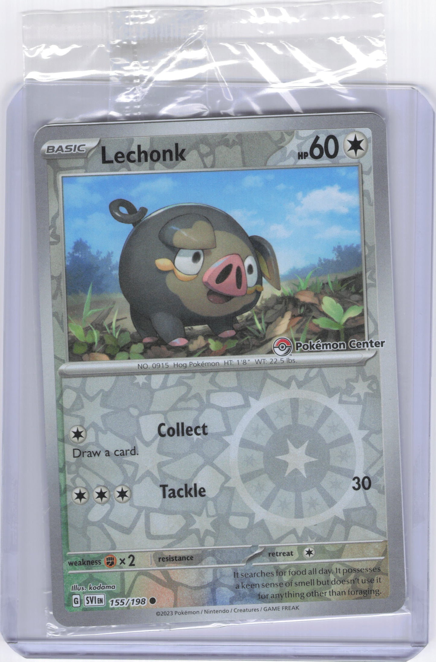 Lechonk (Pokemon Center Exclusive) - Miscellaneous Cards & Products (MCAP)