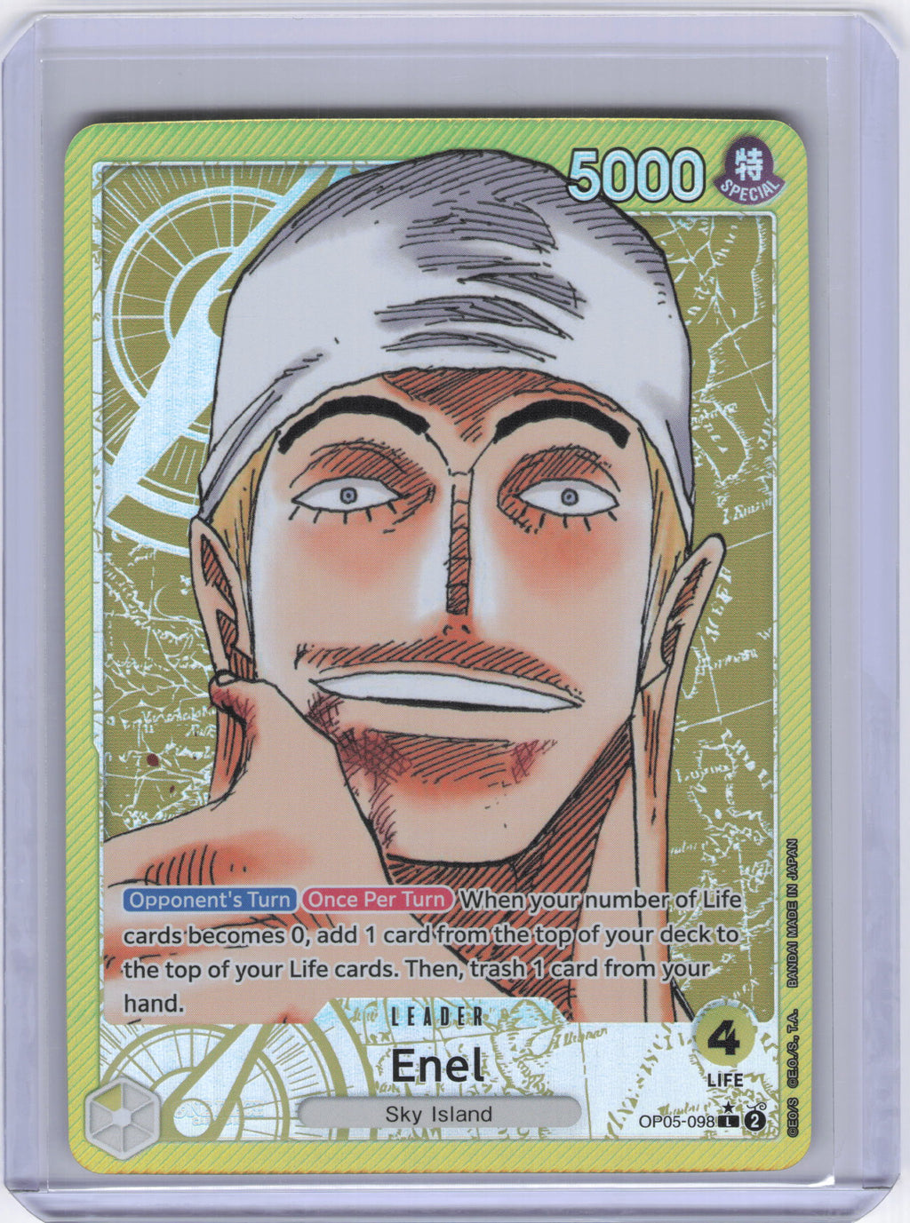 Enel (098) (Alternate Art) - Awakening of the New Era (OP05)