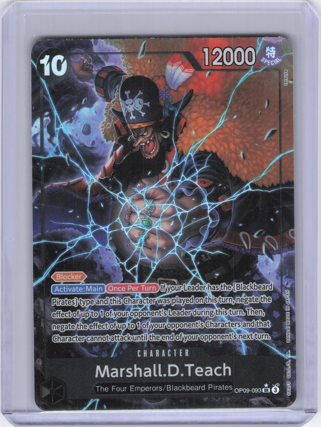 Marshall.D.Teach (093) (Alternate Art) - Emperors in the New World (OP09)