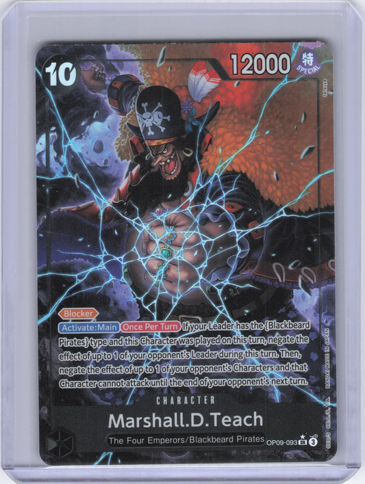 Marshall.D.Teach (093) (Alternate Art) - Emperors in the New World (OP09)