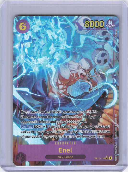 Enel (OP15-118) (Alternate Art) - Adventure on Kami's Island (OP15-EB04)