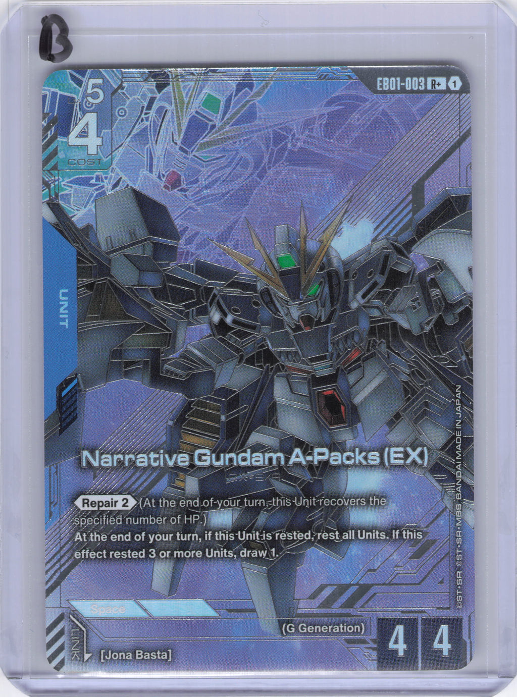 Narrative Gundam A-Packs (EX) (R+) - Eternal Nexus (EB01)