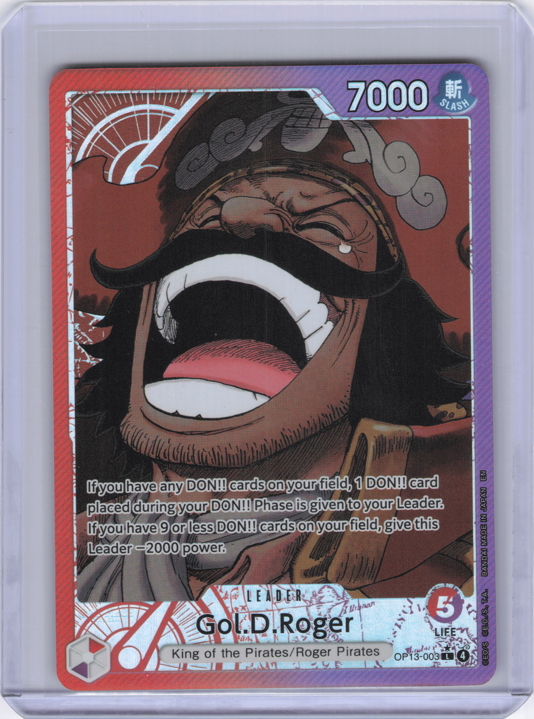 Gol.D.Roger (003) (Alternate Art) - Carrying On His Will (OP13)