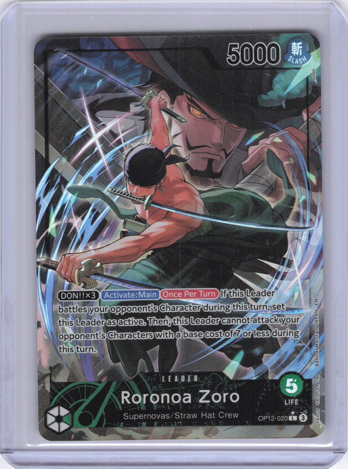 Roronoa Zoro (020) (Alternate Art) - Legacy of the Master (OP12)
