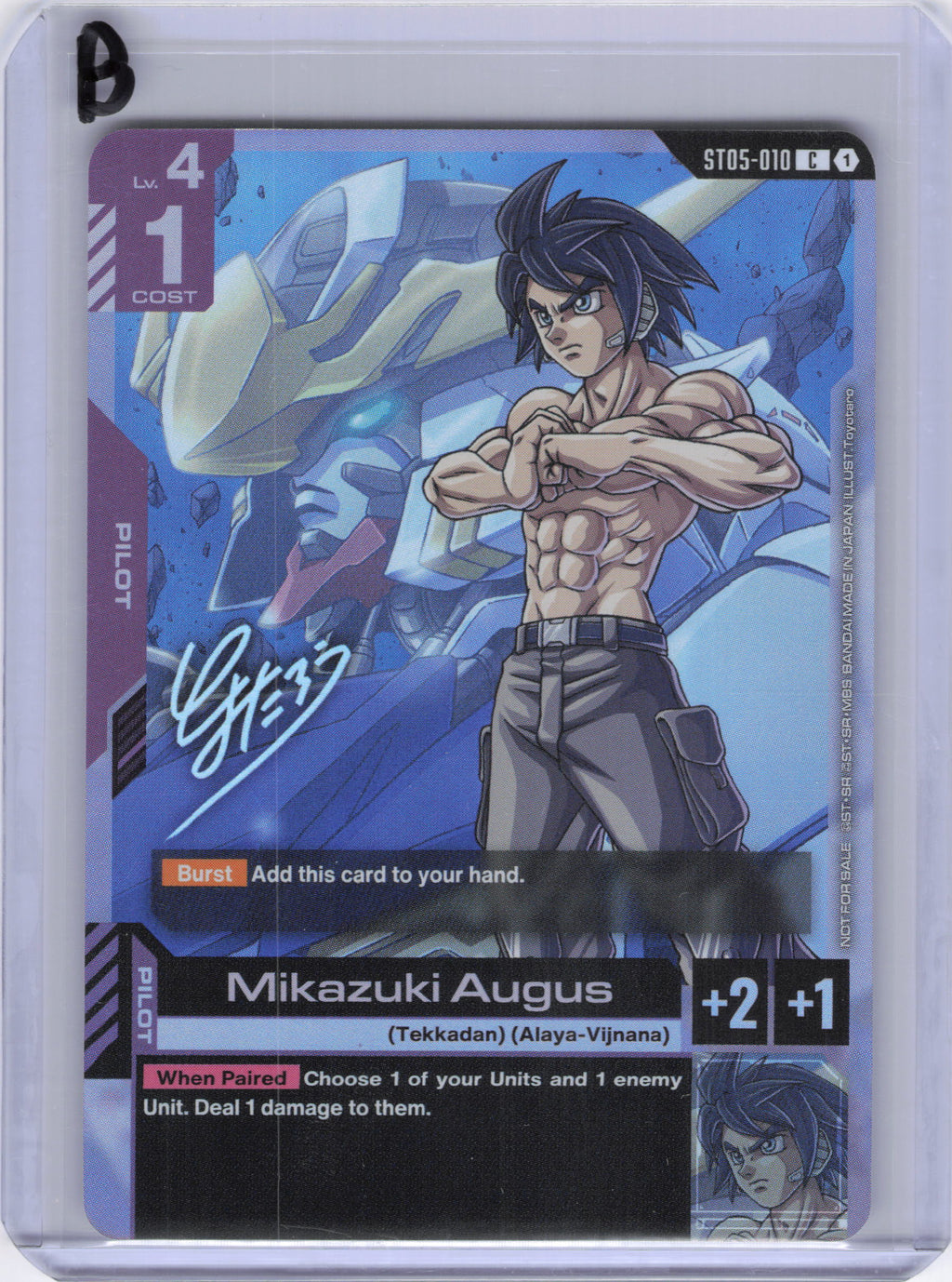 Mikazuki Augus (Event Promo) - Gundam Promotional Cards (GCG-PR)