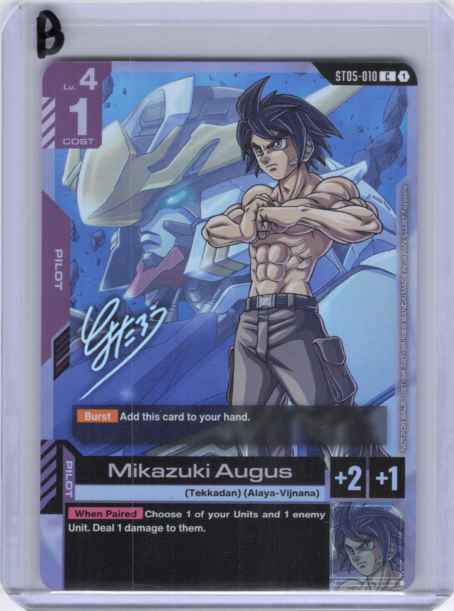 Mikazuki Augus (Event Promo) - Gundam Promotional Cards (GCG-PR)