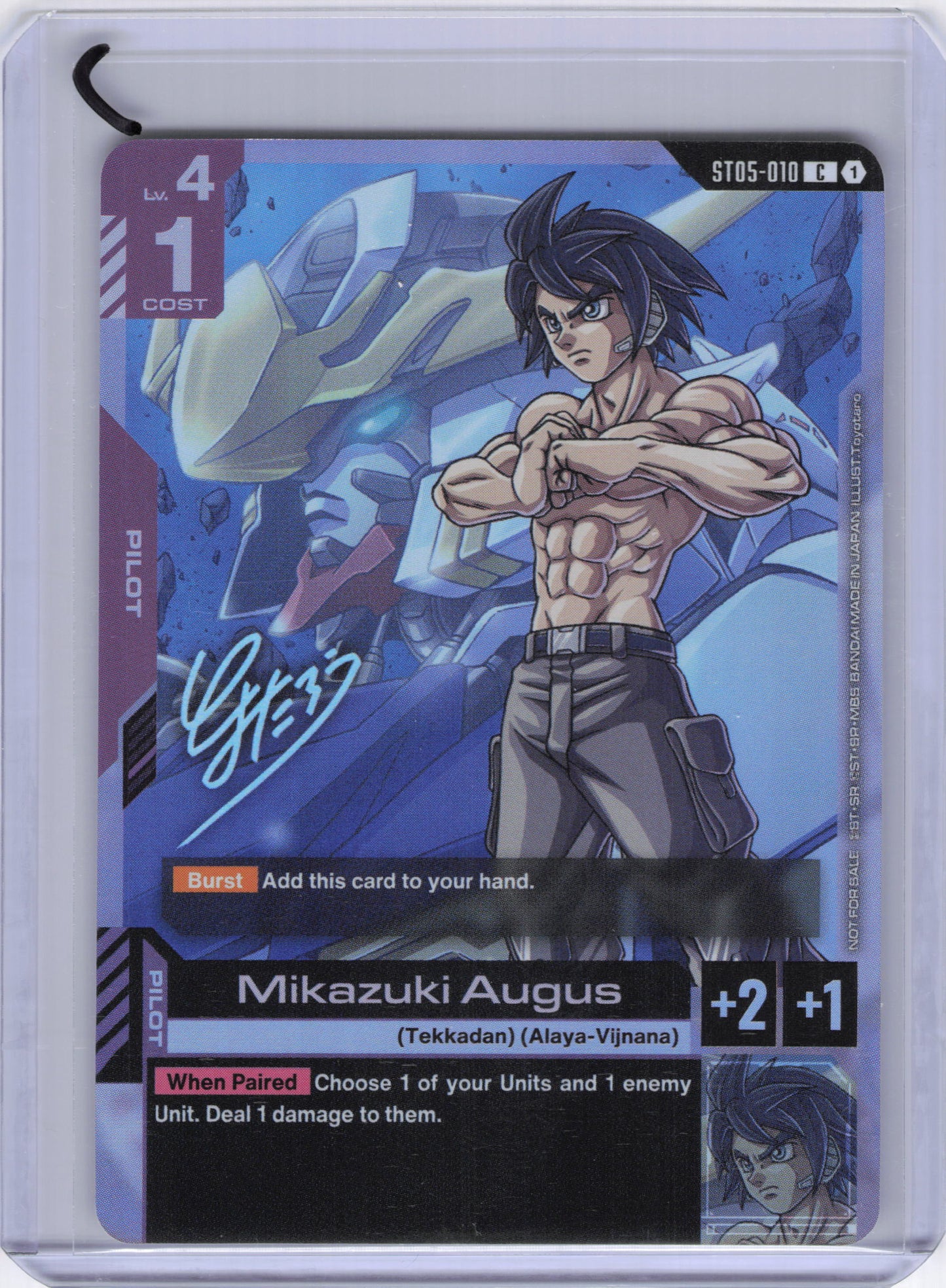 Mikazuki Augus (Event Promo) - Gundam Promotional Cards (GCG-PR)
