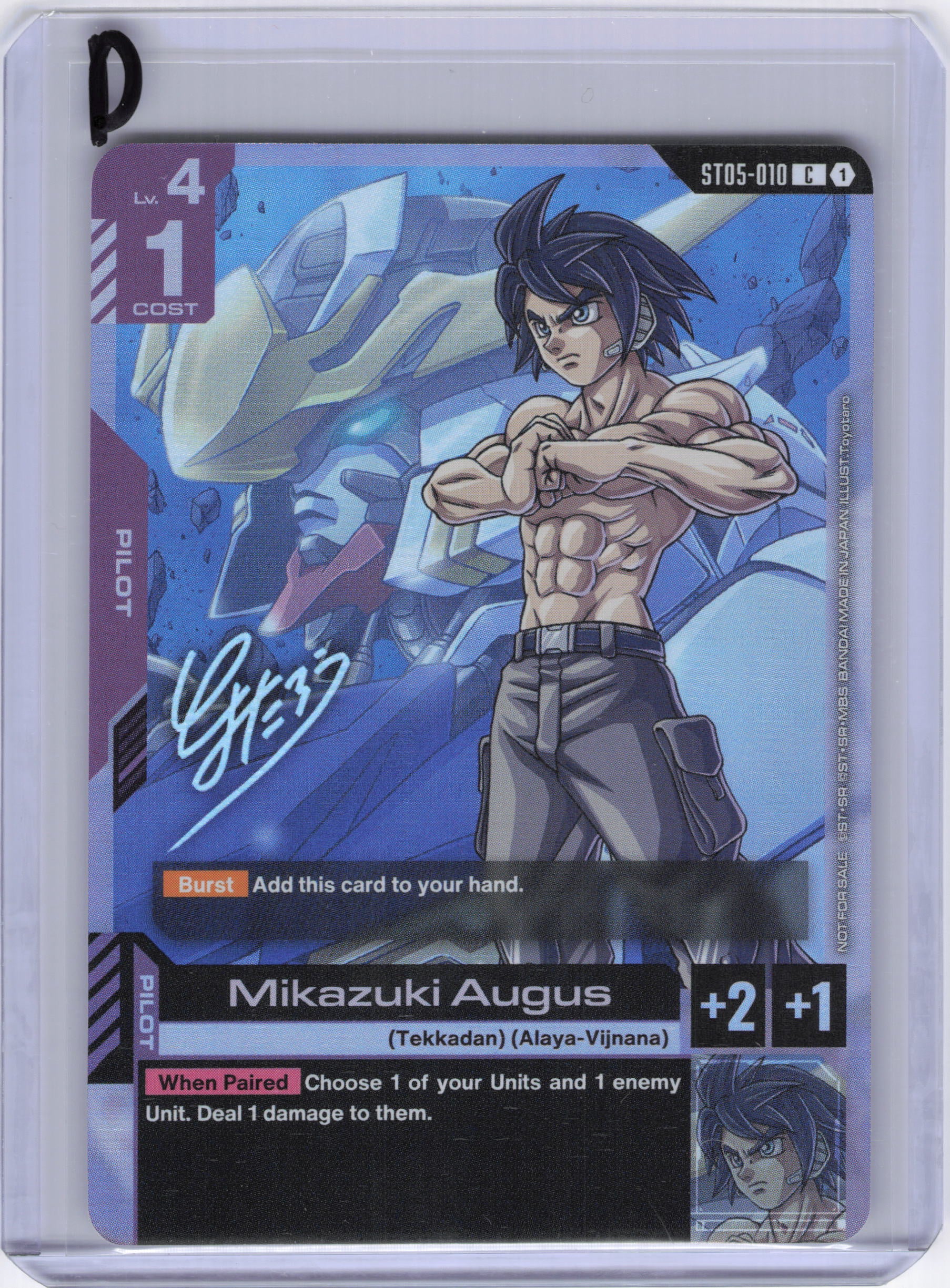 Mikazuki Augus (Event Promo) - Gundam Promotional Cards (GCG-PR)