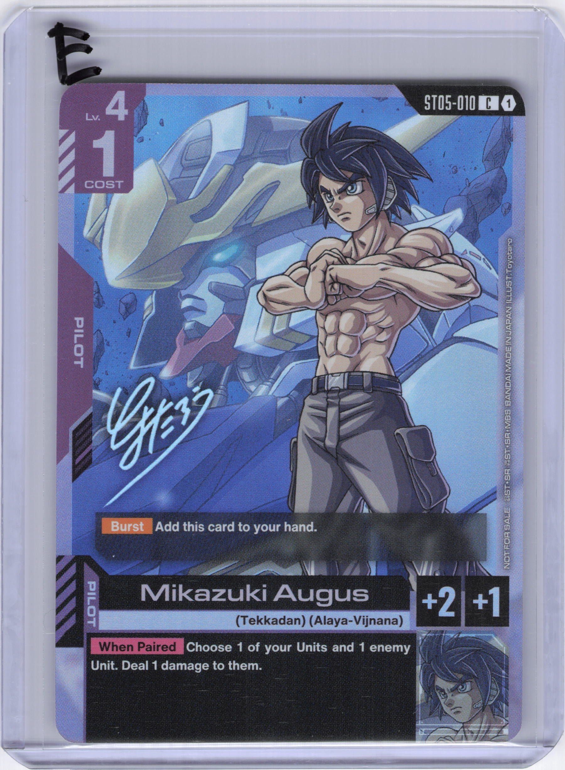 Mikazuki Augus (Event Promo) - Gundam Promotional Cards (GCG-PR)