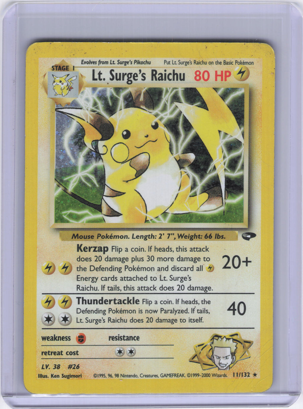 Lt. Surge's Raichu - Gym Challenge (G2)
