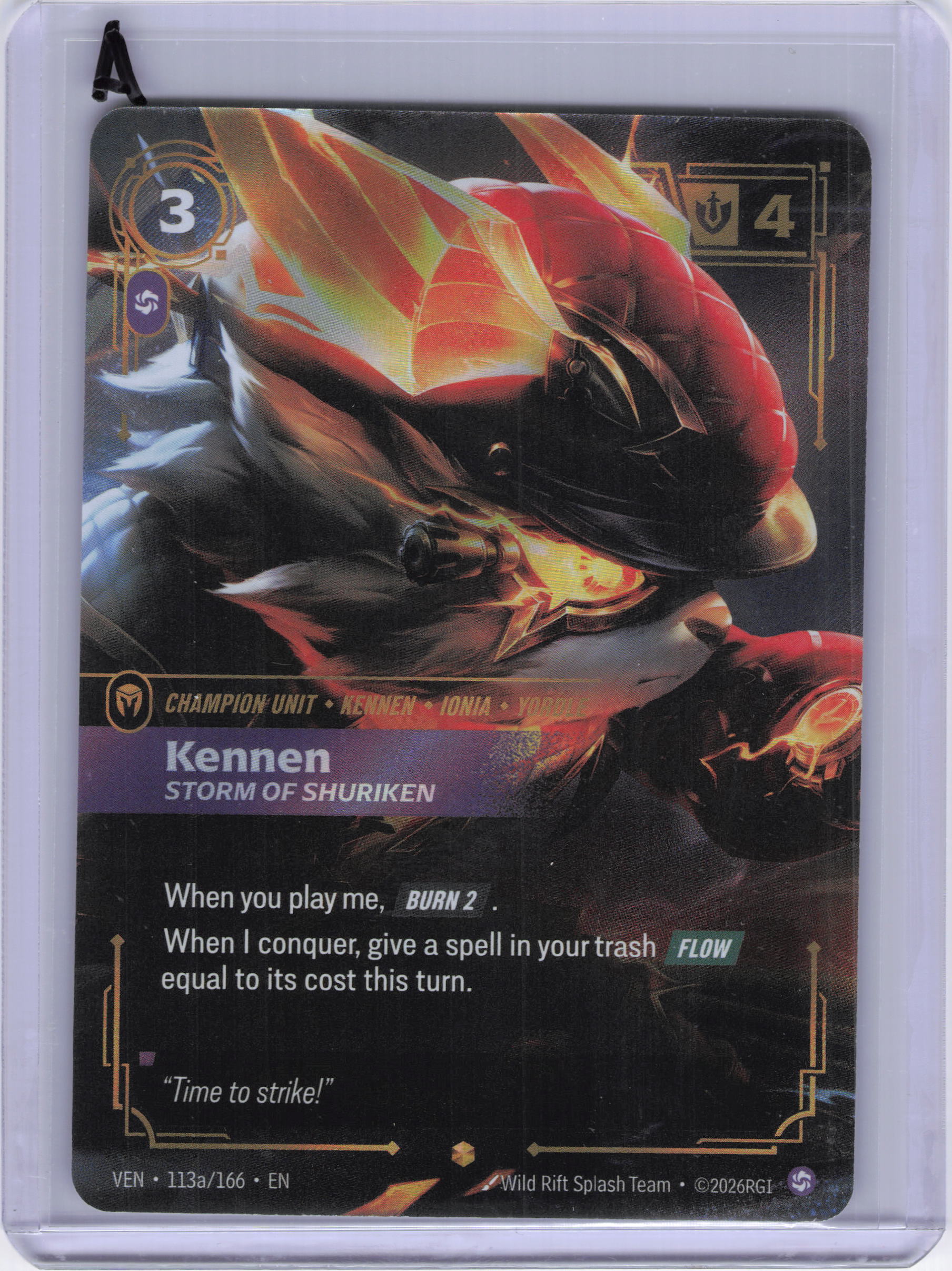 Kennen - Storm of Shuriken (Alternate Art) - Vendetta (VEN)
