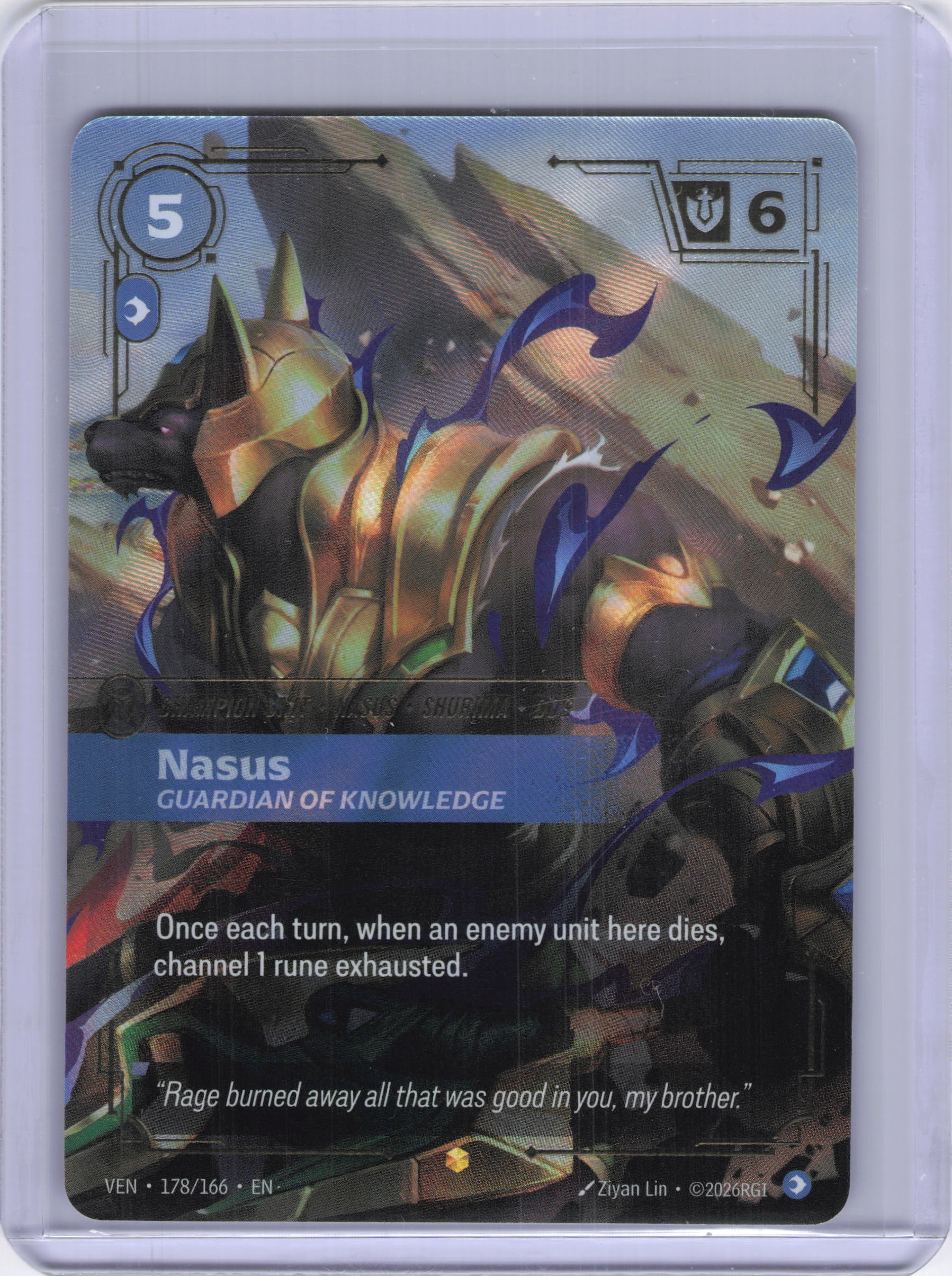 Nasus - Guardian of Knowledge (Overnumbered) - Vendetta (VEN)