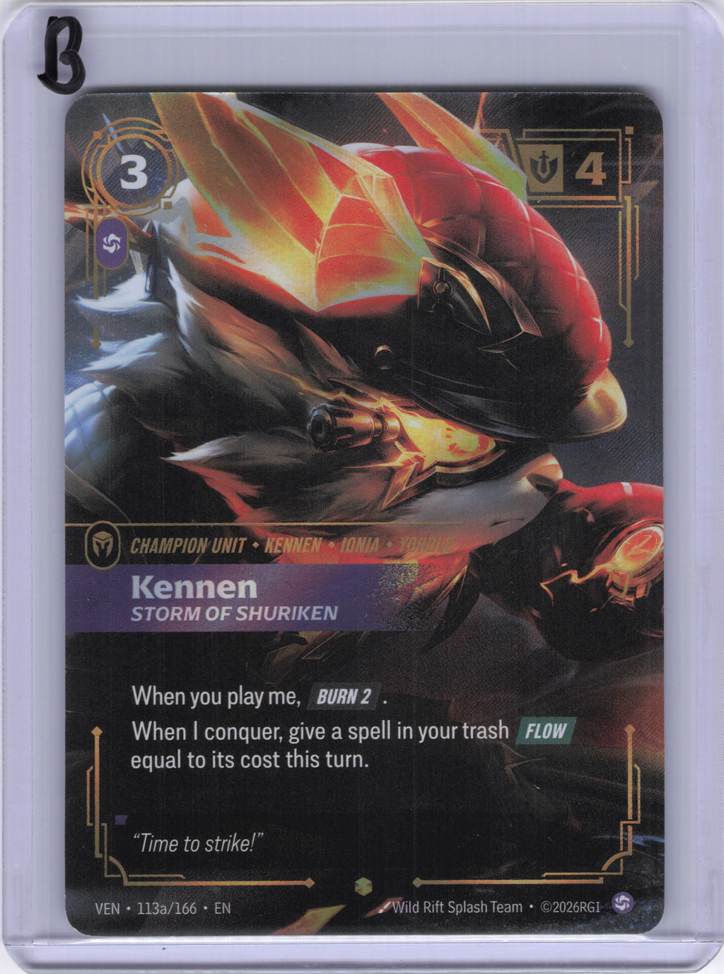 Kennen - Storm of Shuriken (Alternate Art) - Vendetta (VEN)