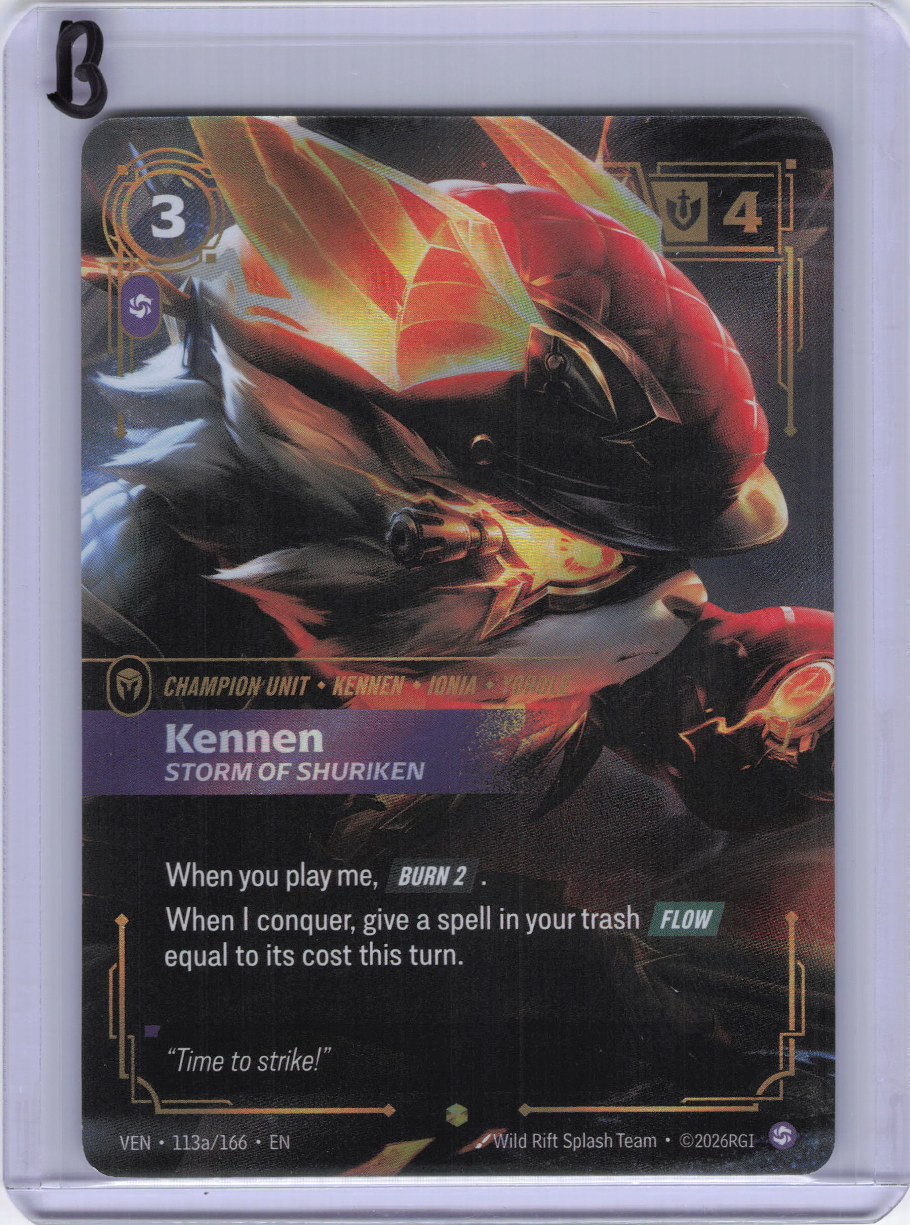 Kennen - Storm of Shuriken (Alternate Art) - Vendetta (VEN)