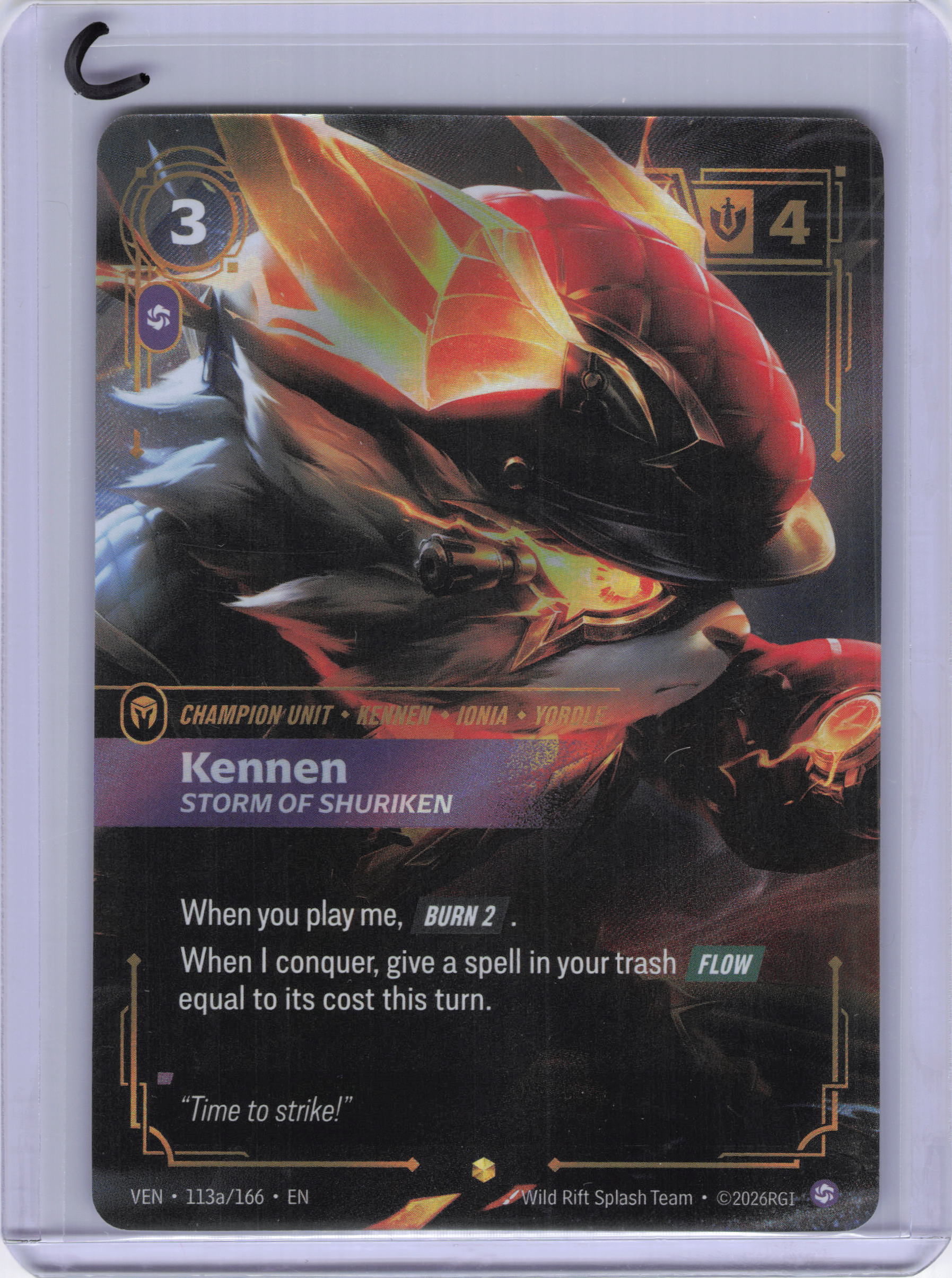 Kennen - Storm of Shuriken (Alternate Art) - Vendetta (VEN)