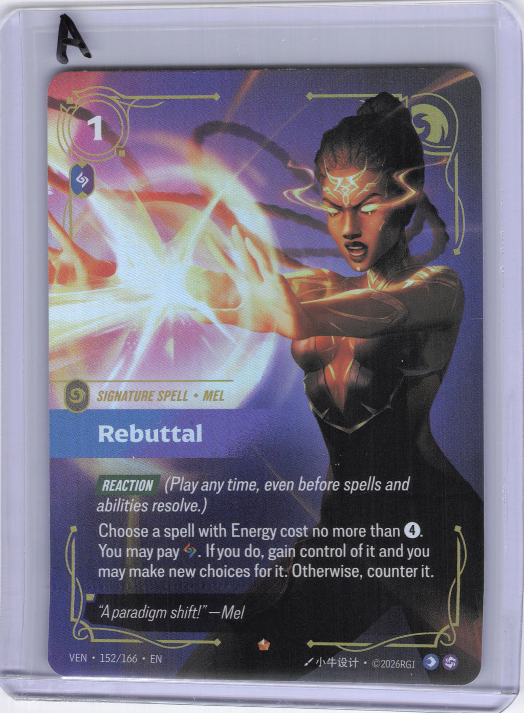 Rebuttal - Vendetta (VEN)