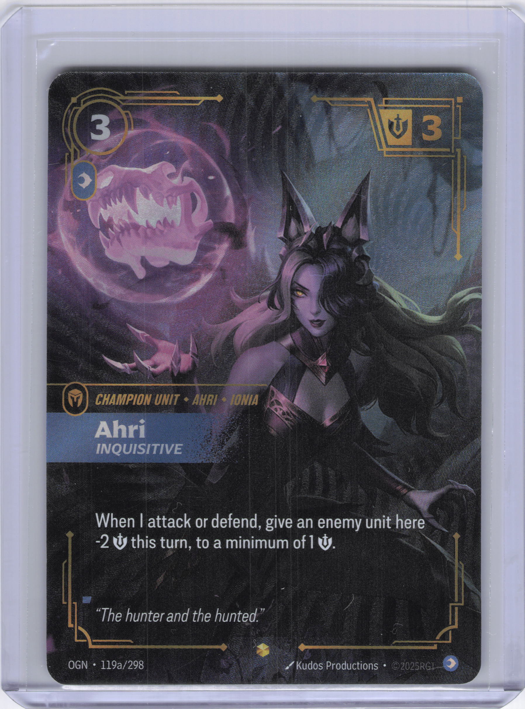 Ahri - Inquisitive (Alternate Art) - Origins (OGN)