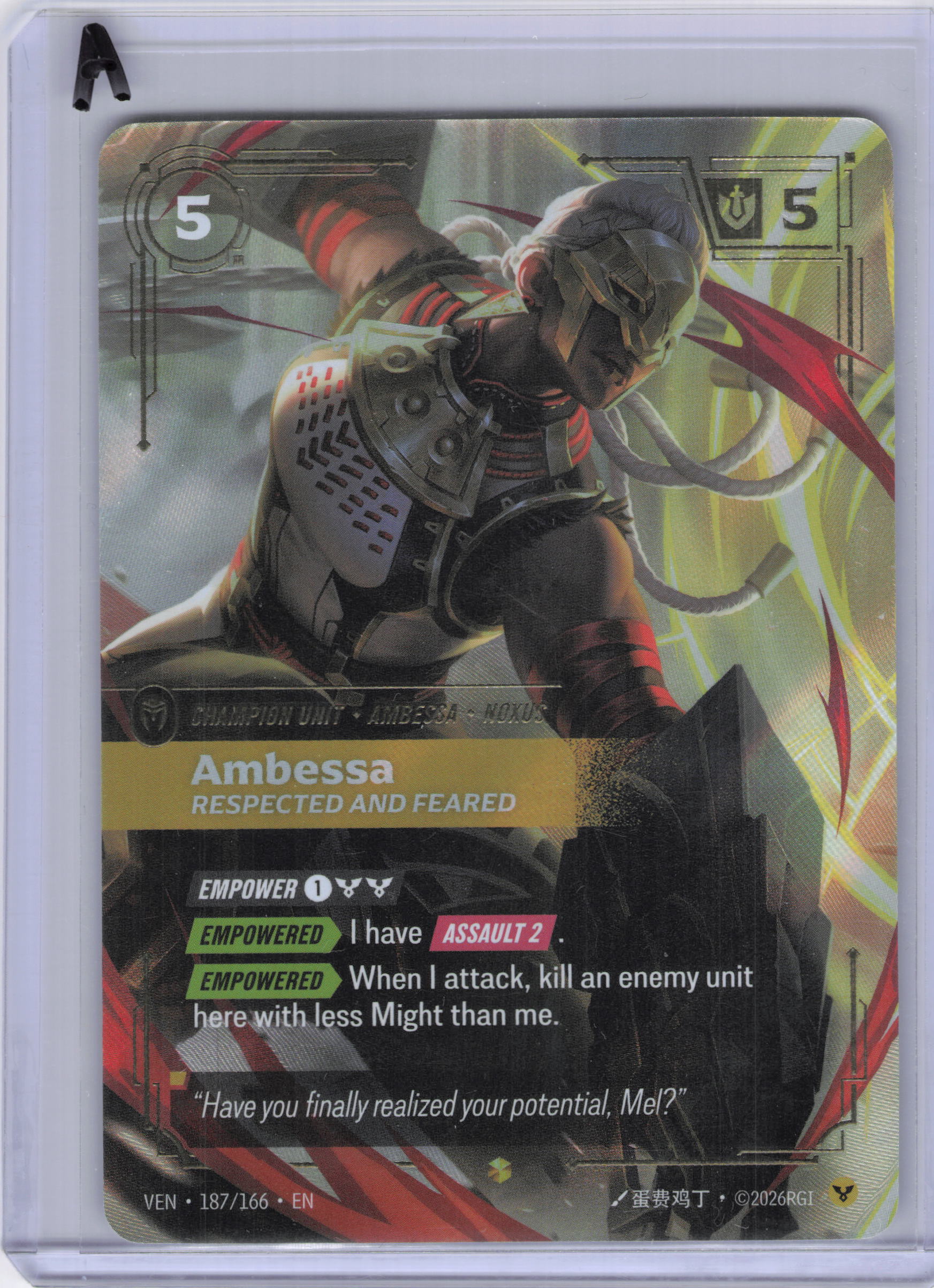 Ambessa - Respected and Feared (Overnumbered) - Vendetta (VEN)