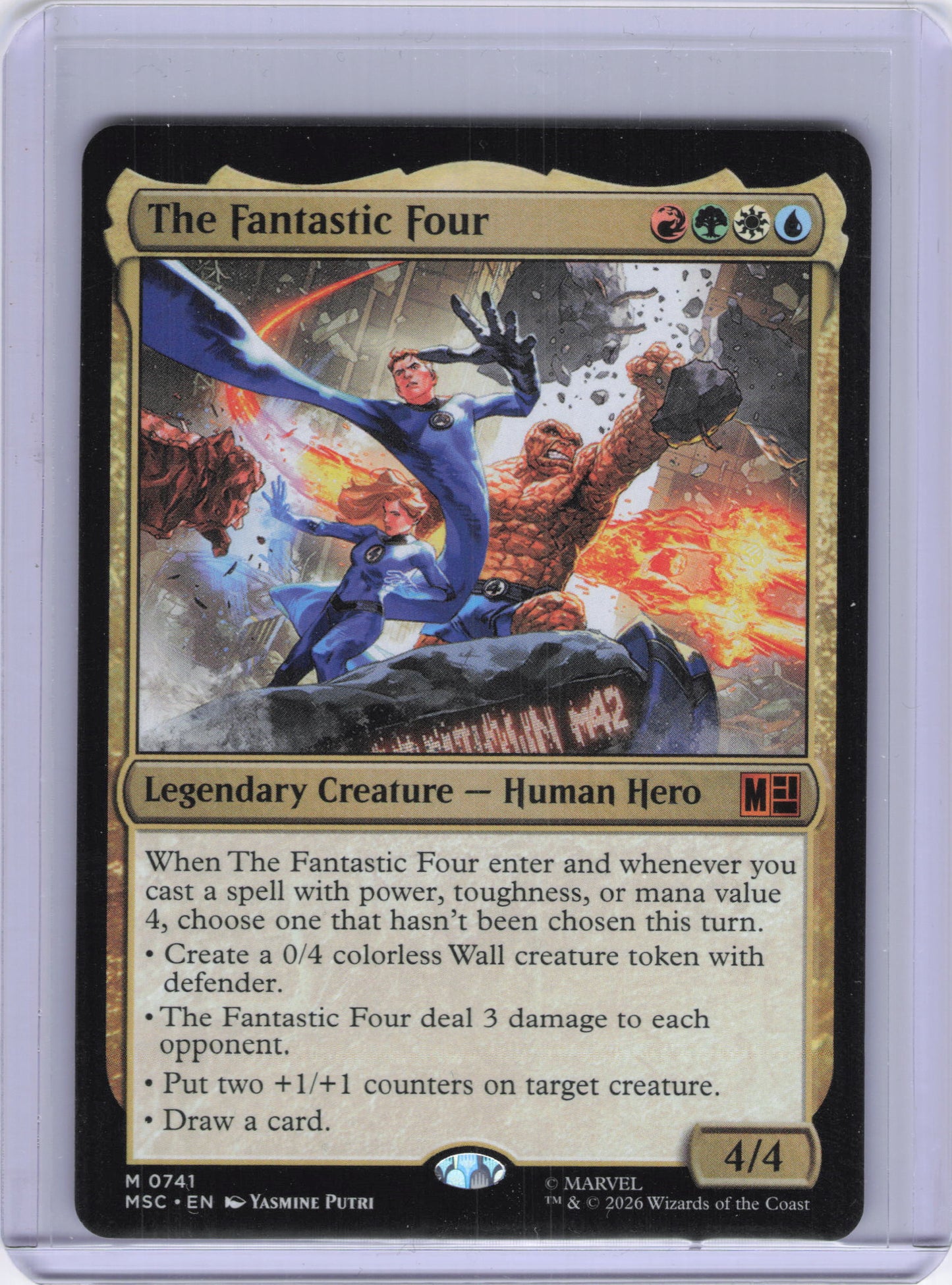 The Fantastic Four - Commander: Marvel Super Heroes (MSC)