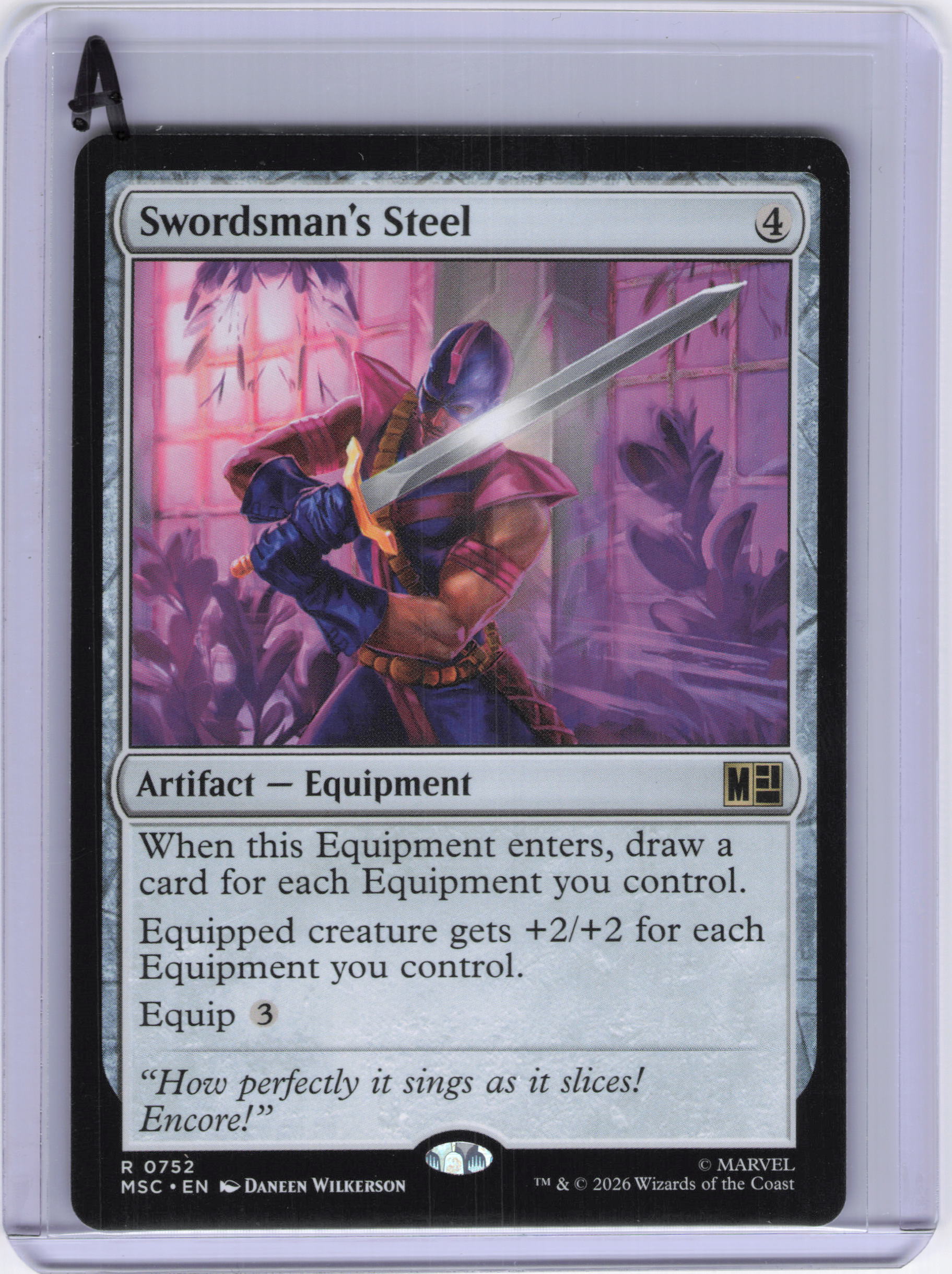 Swordsman's Steel - Commander: Marvel Super Heroes (MSC)