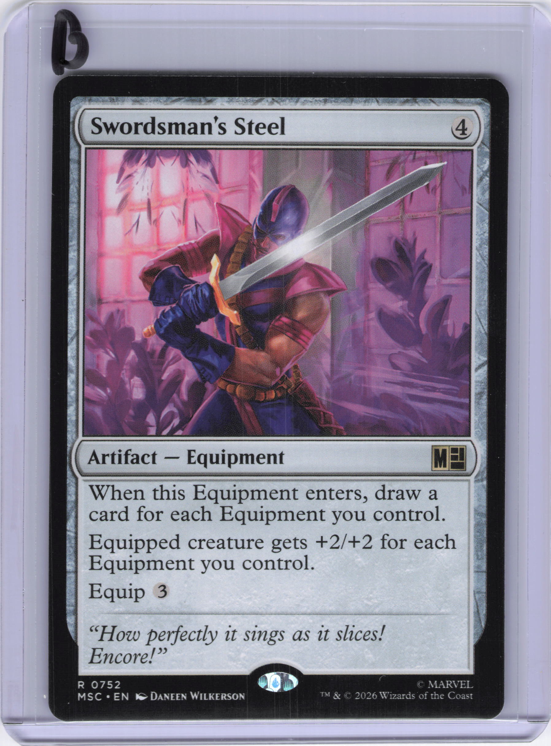 Swordsman's Steel - Commander: Marvel Super Heroes (MSC)