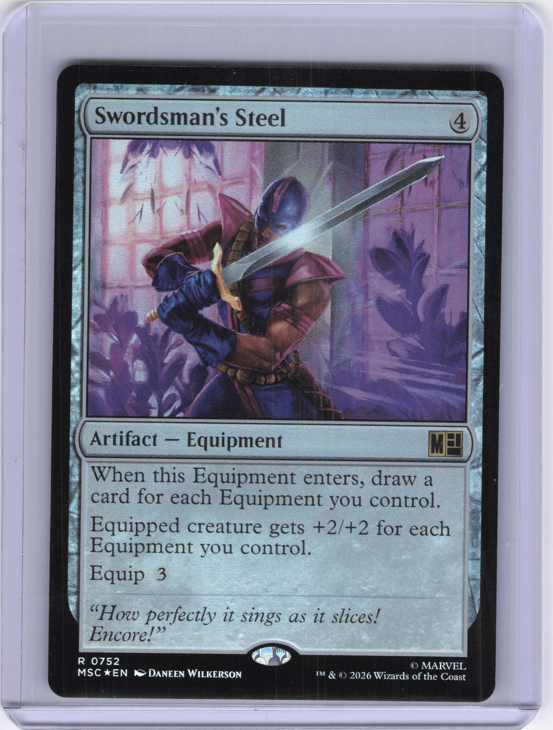 Swordsman's Steel - Commander: Marvel Super Heroes (MSC) (Foil)