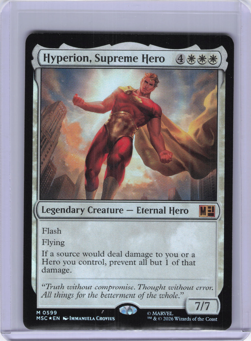Hyperion, Supreme Hero - Commander: Marvel Super Heroes (MSC) (Foil)
