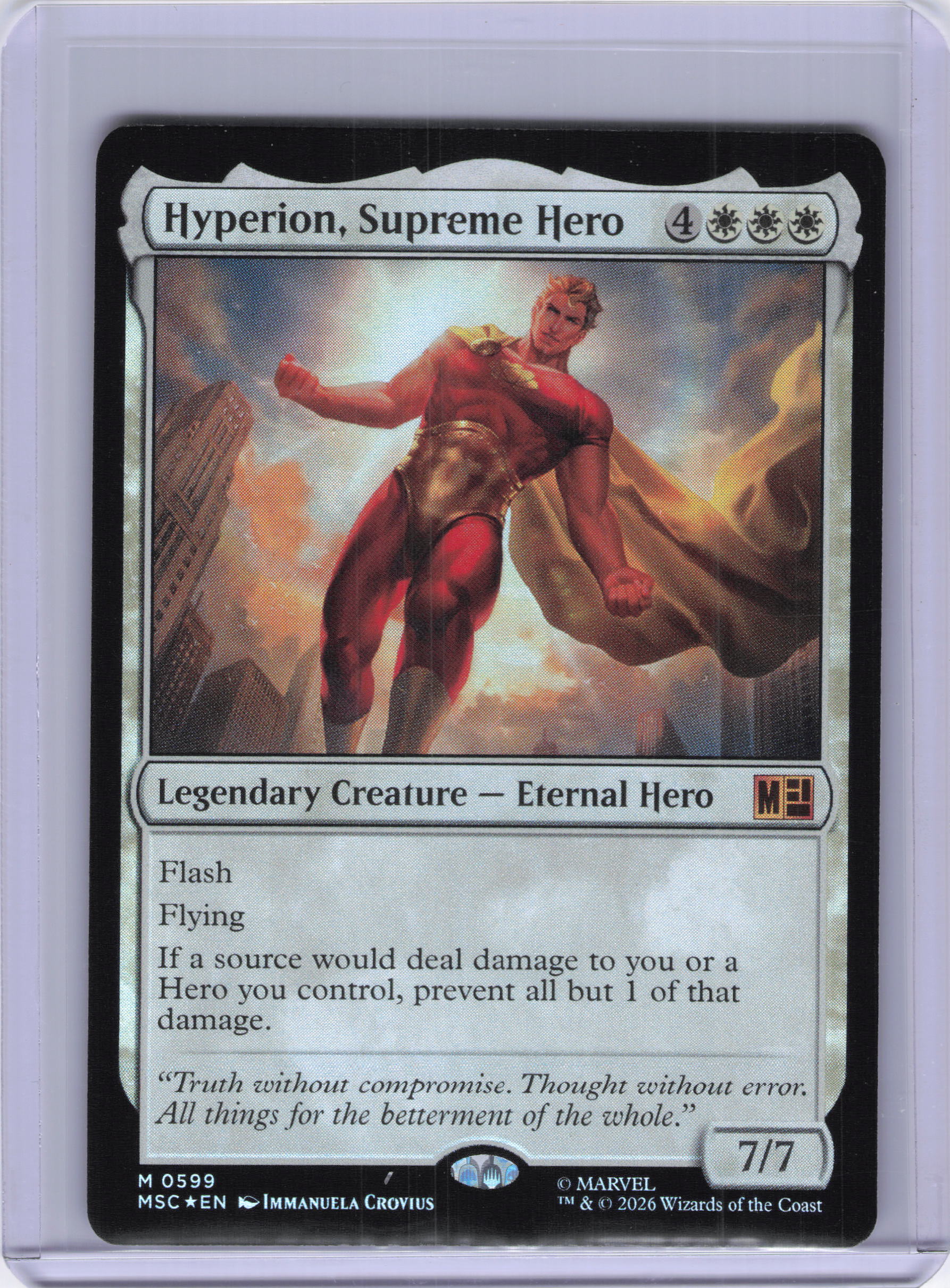 Hyperion, Supreme Hero - Commander: Marvel Super Heroes (MSC) (Foil)