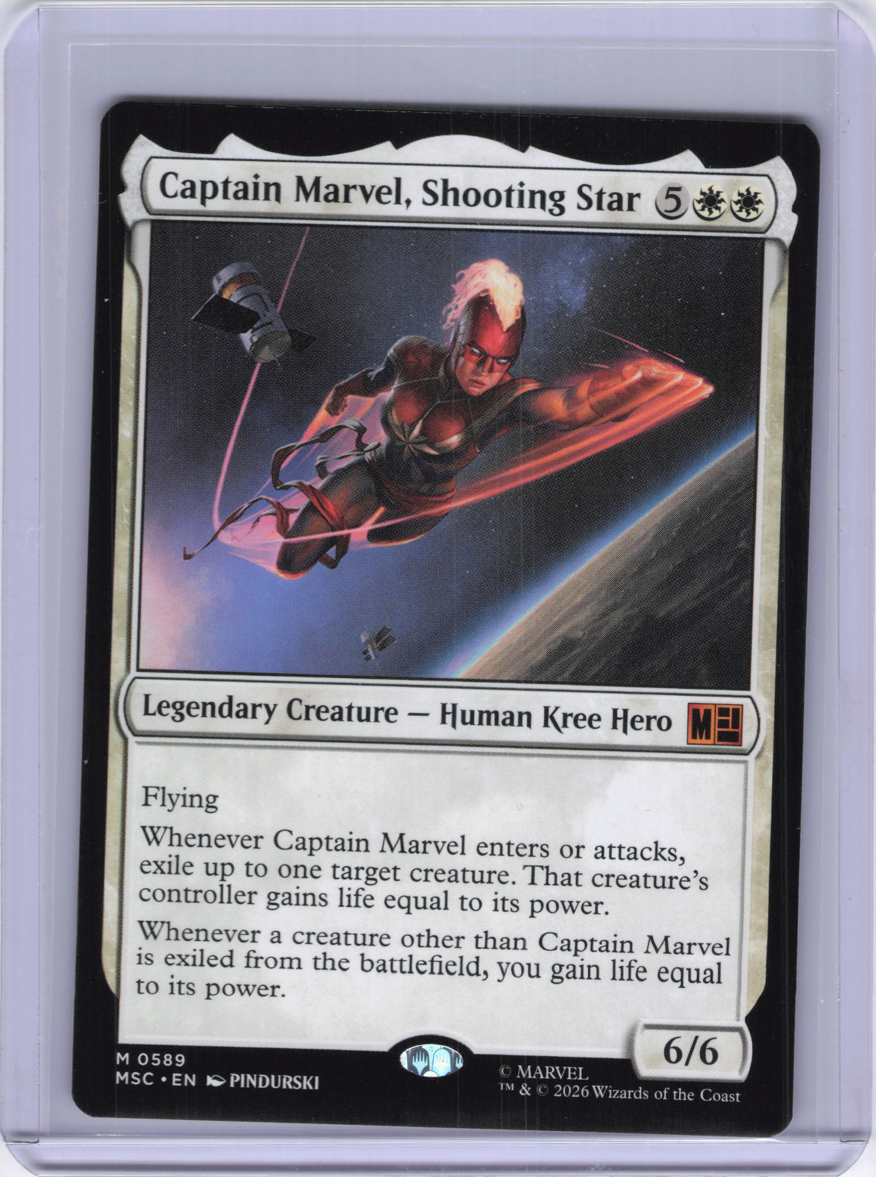 Captain Marvel, Shooting Star - Commander: Marvel Super Heroes (MSC)