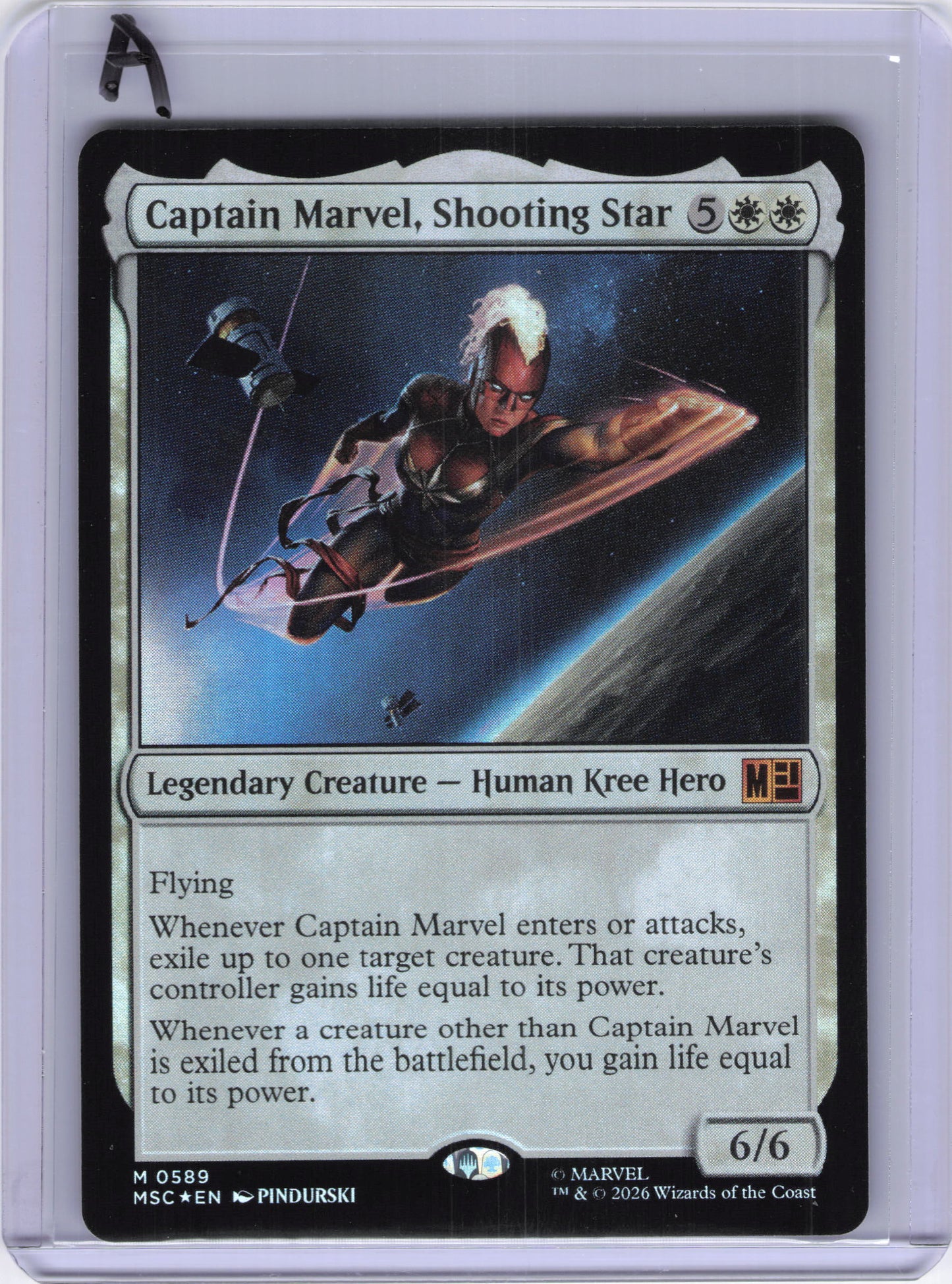 Captain Marvel, Shooting Star - Commander: Marvel Super Heroes (MSC) (Foil)