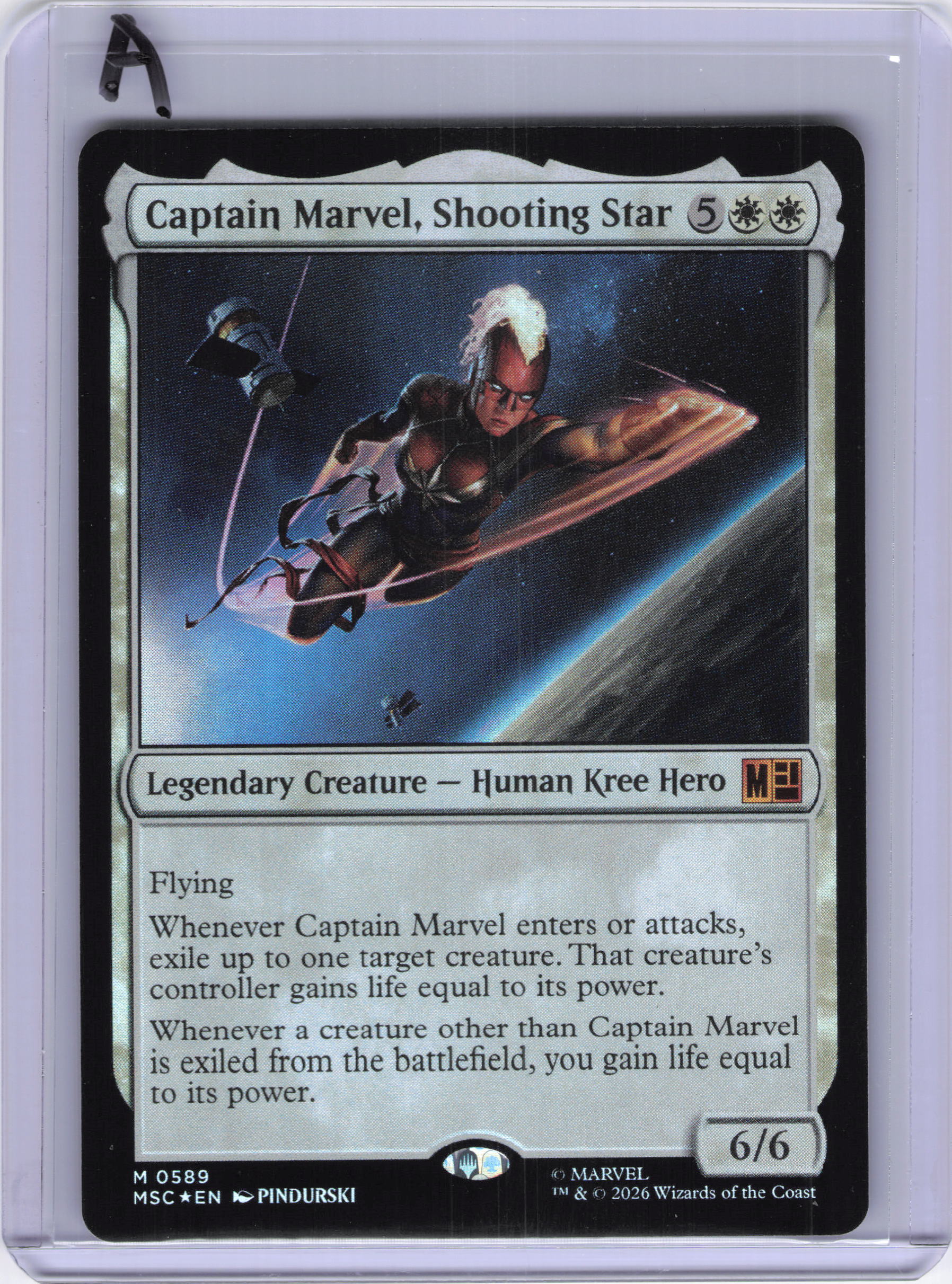 Captain Marvel, Shooting Star - Commander: Marvel Super Heroes (MSC) (Foil)
