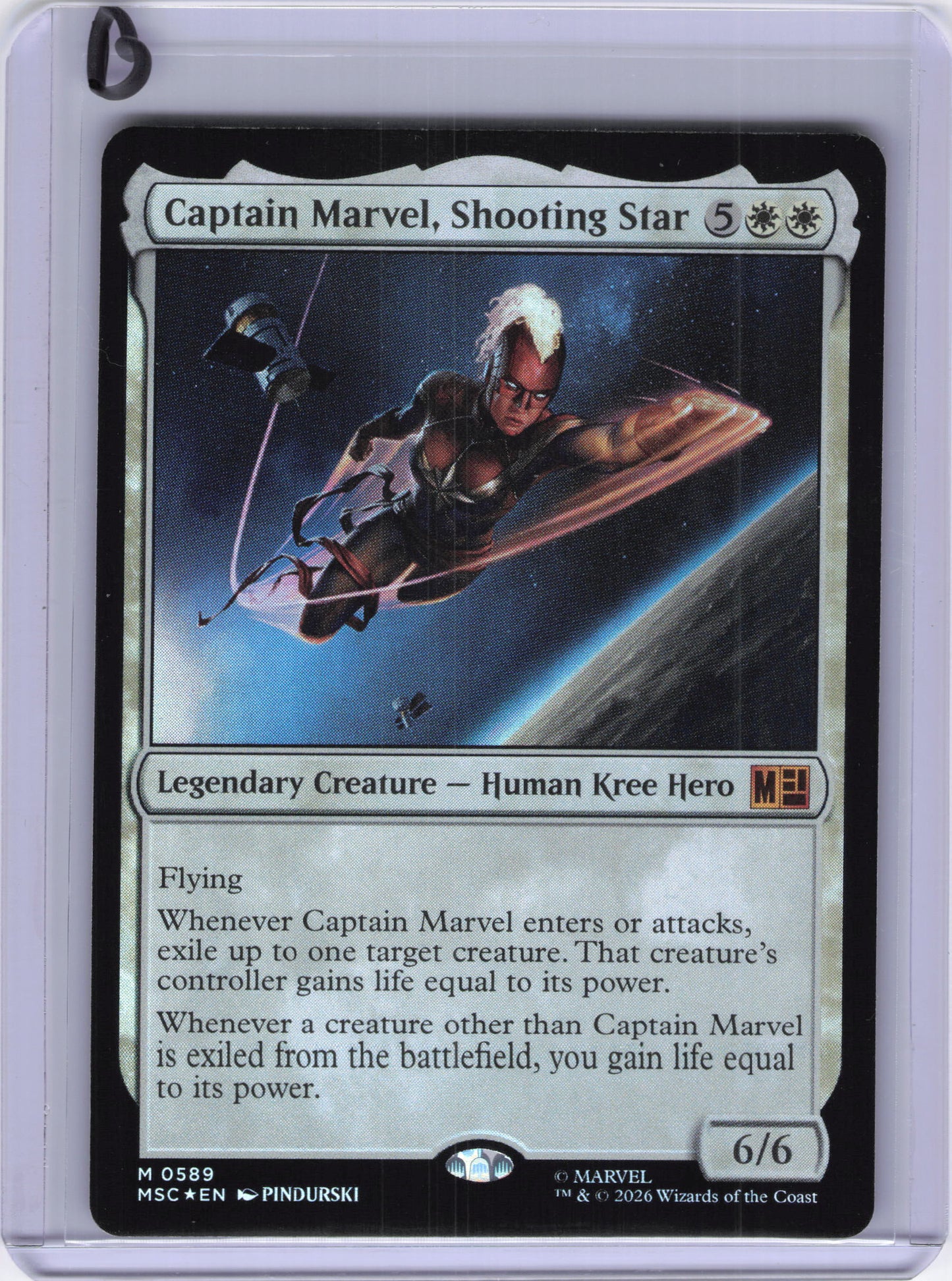 Captain Marvel, Shooting Star - Commander: Marvel Super Heroes (MSC) (Foil)