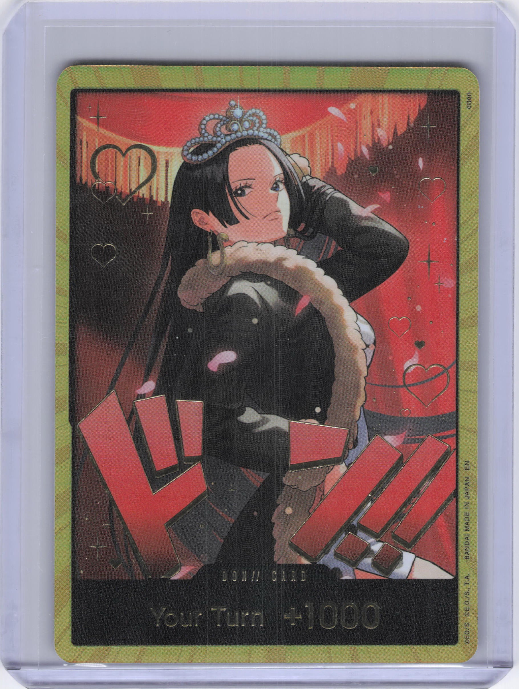 DON!! Card (Boa Hancock) (Gold) - Extra Booster: One Piece Heroines Edition (EB-03)