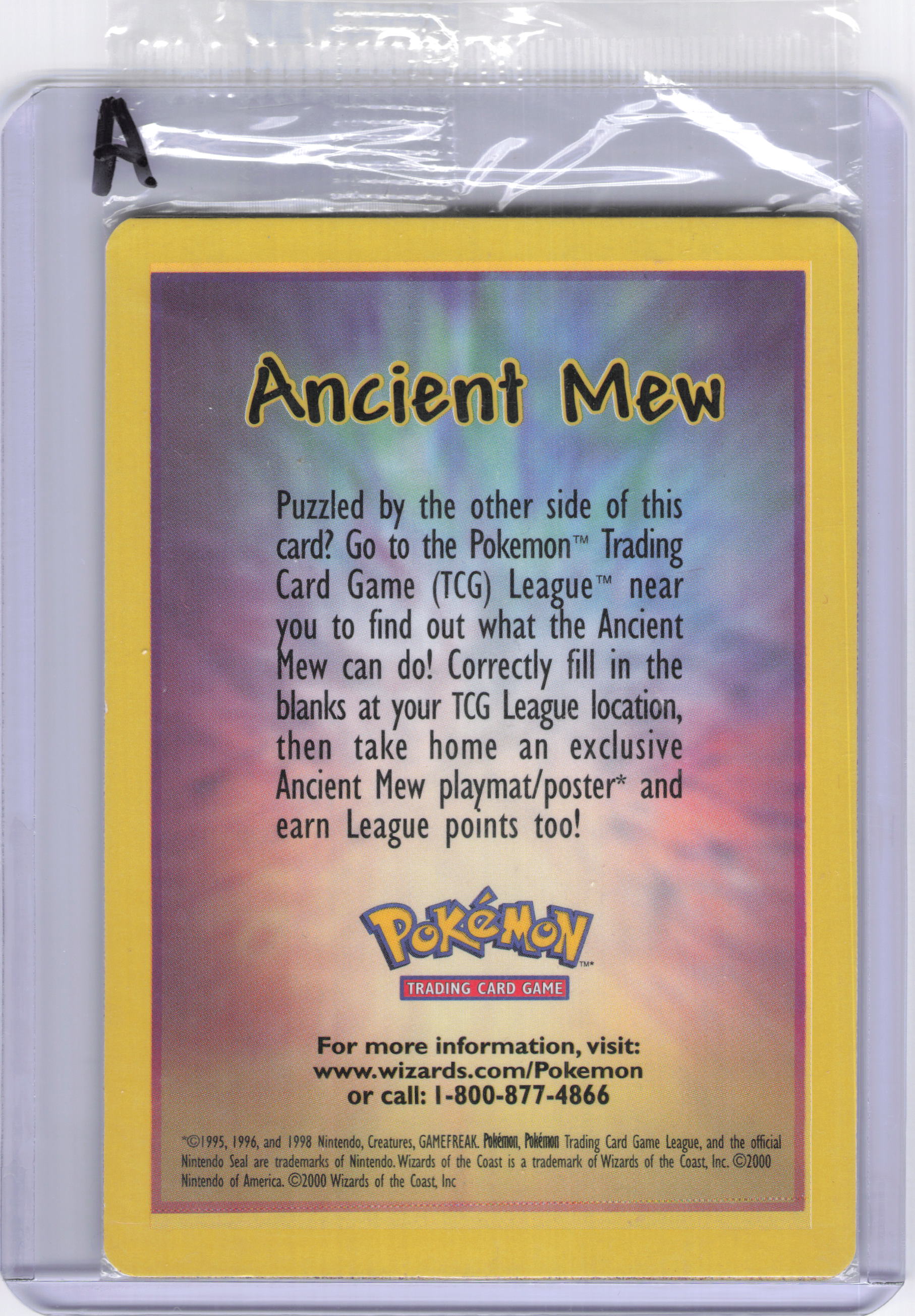 Ancient Mew - Miscellaneous Cards & Products (MCAP)