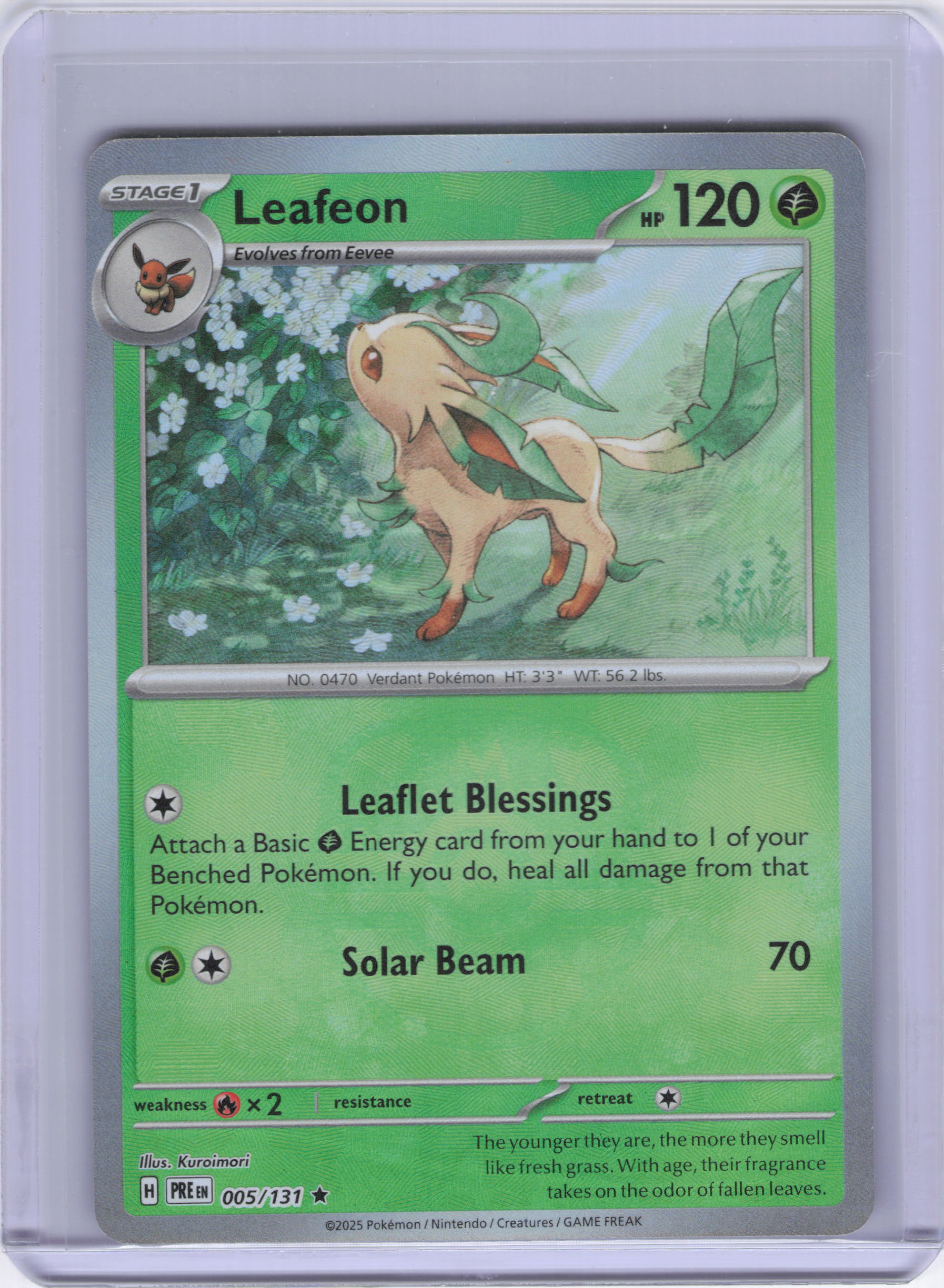 Leafeon (Master Ball Pattern) - SV: Prismatic Evolutions (PRE)